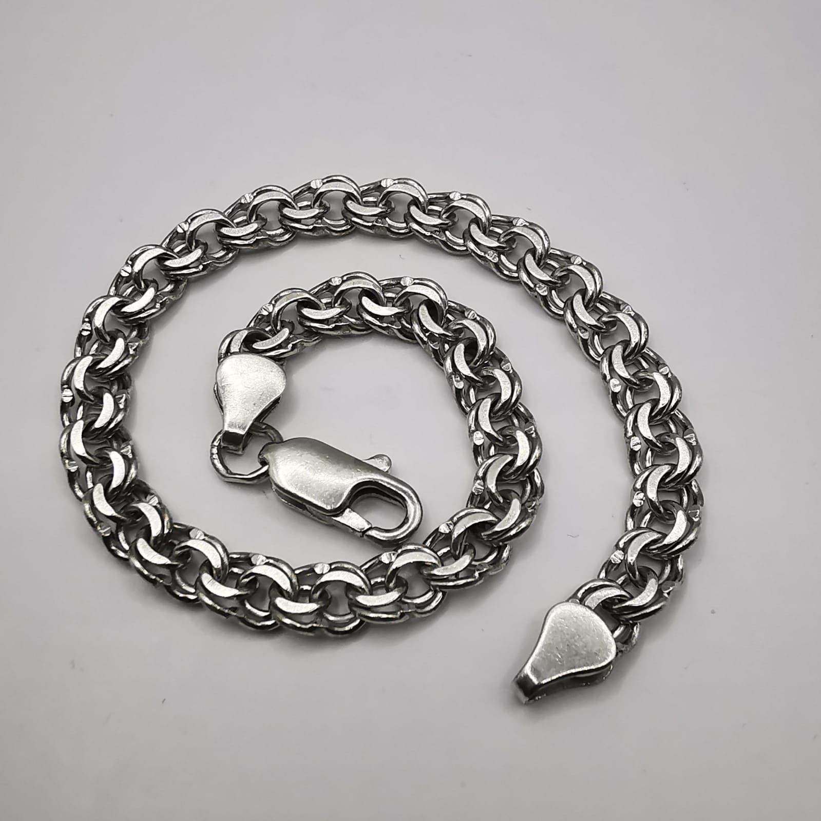 Sterling Silver Vintage Bracelet Jewelry,925 Sterling Silver, Handmade 8,92g Size ONE SIZE - 1 Thumbnail