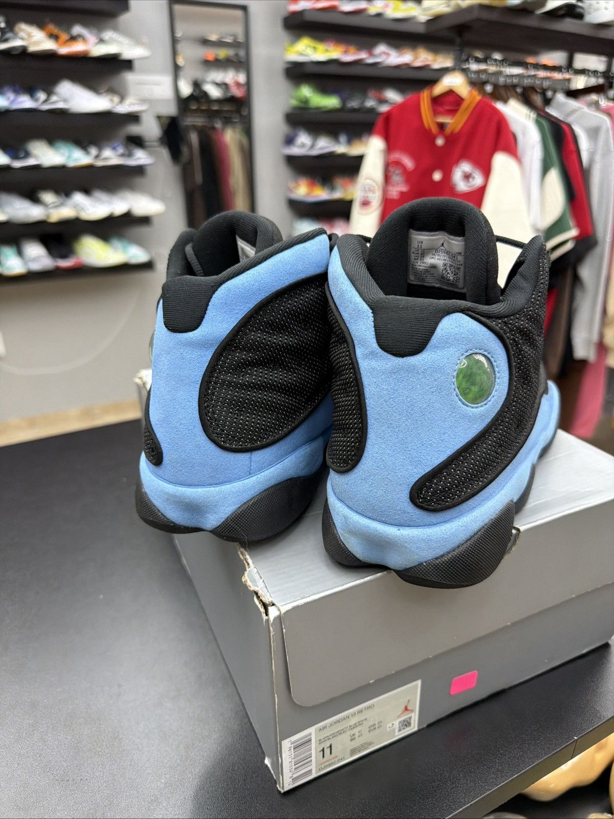 Jordan Brand Size 11 - Air Jordan Retro 13 Black University Blue White Size US 11 / EU 44 - 10 Thumbnail