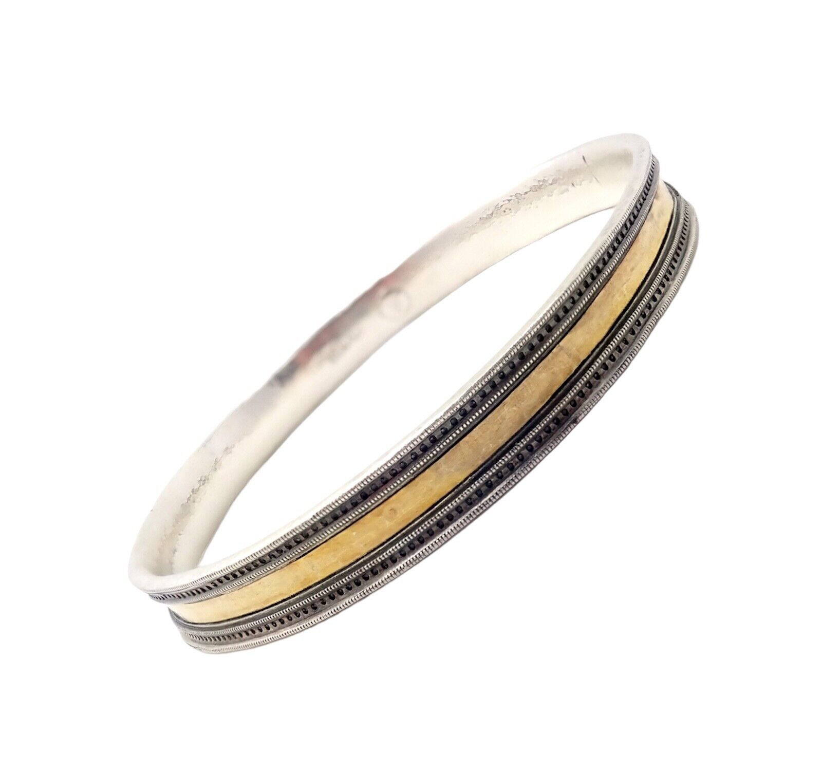 Other Gurhan 24k Yellow Gold Sterling Silver Bangle Bracelet Size ONE SIZE - 3 Thumbnail