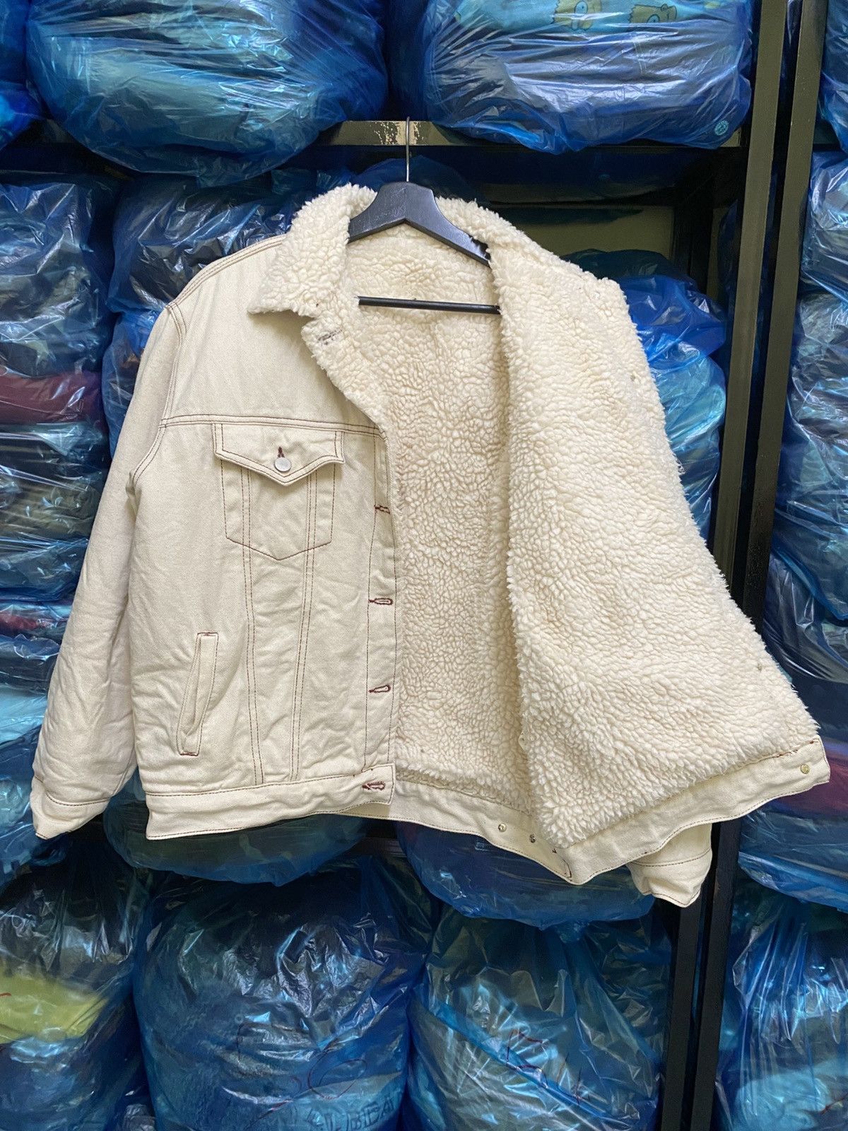 P.L.N. PLAN SHERPA LINING TRUCKER JACKET Size US M / EU 48-50 / 2 - 8 Thumbnail