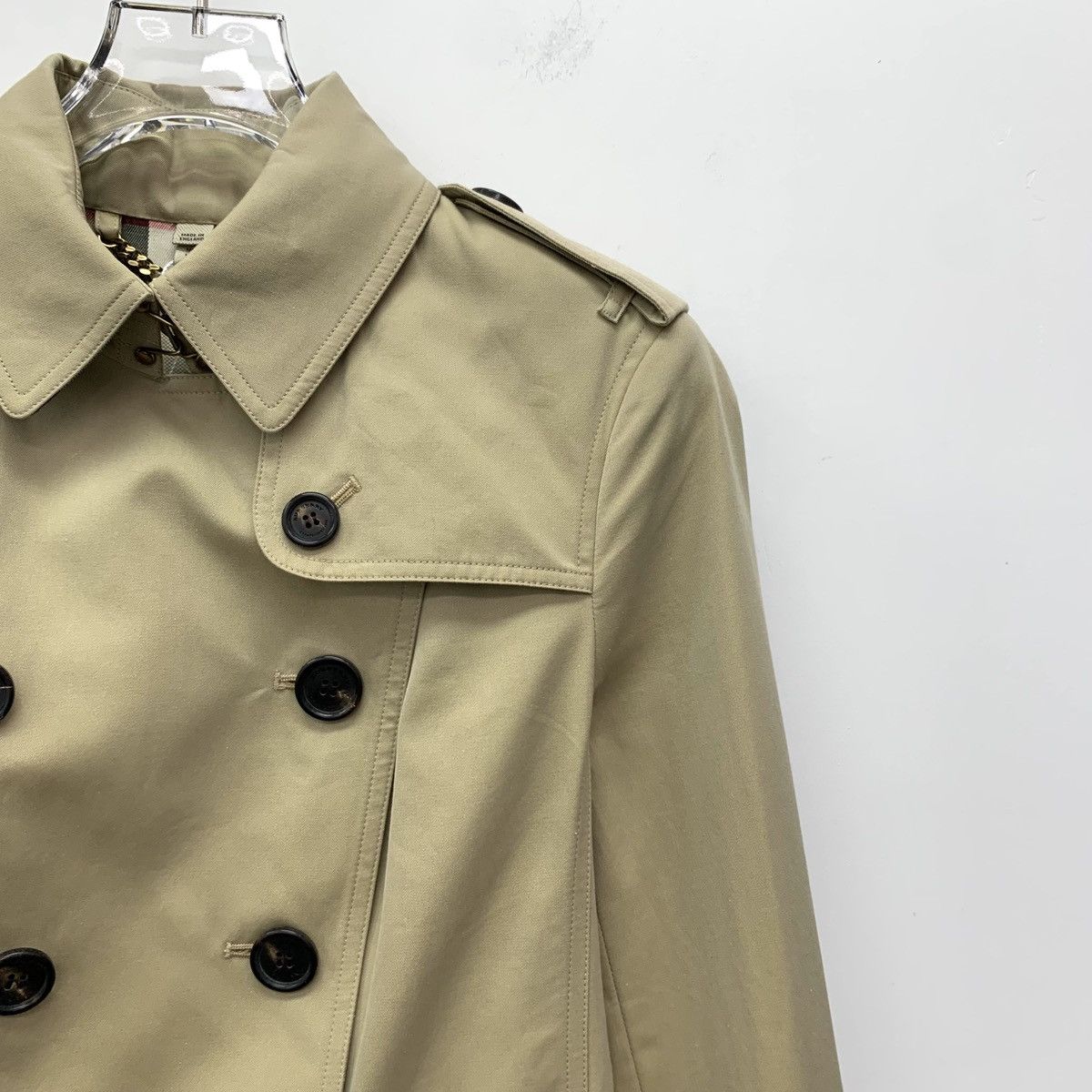 Burberry Burberry brown cotton trench coat Size S / US 4 / IT 40 - 3 Thumbnail