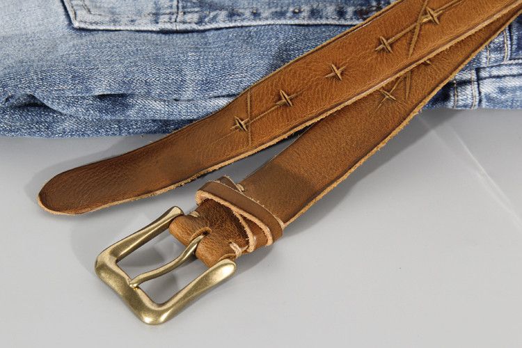 Japanese Brand × Vintage Soft leather belt Size ONE SIZE - 4 Thumbnail