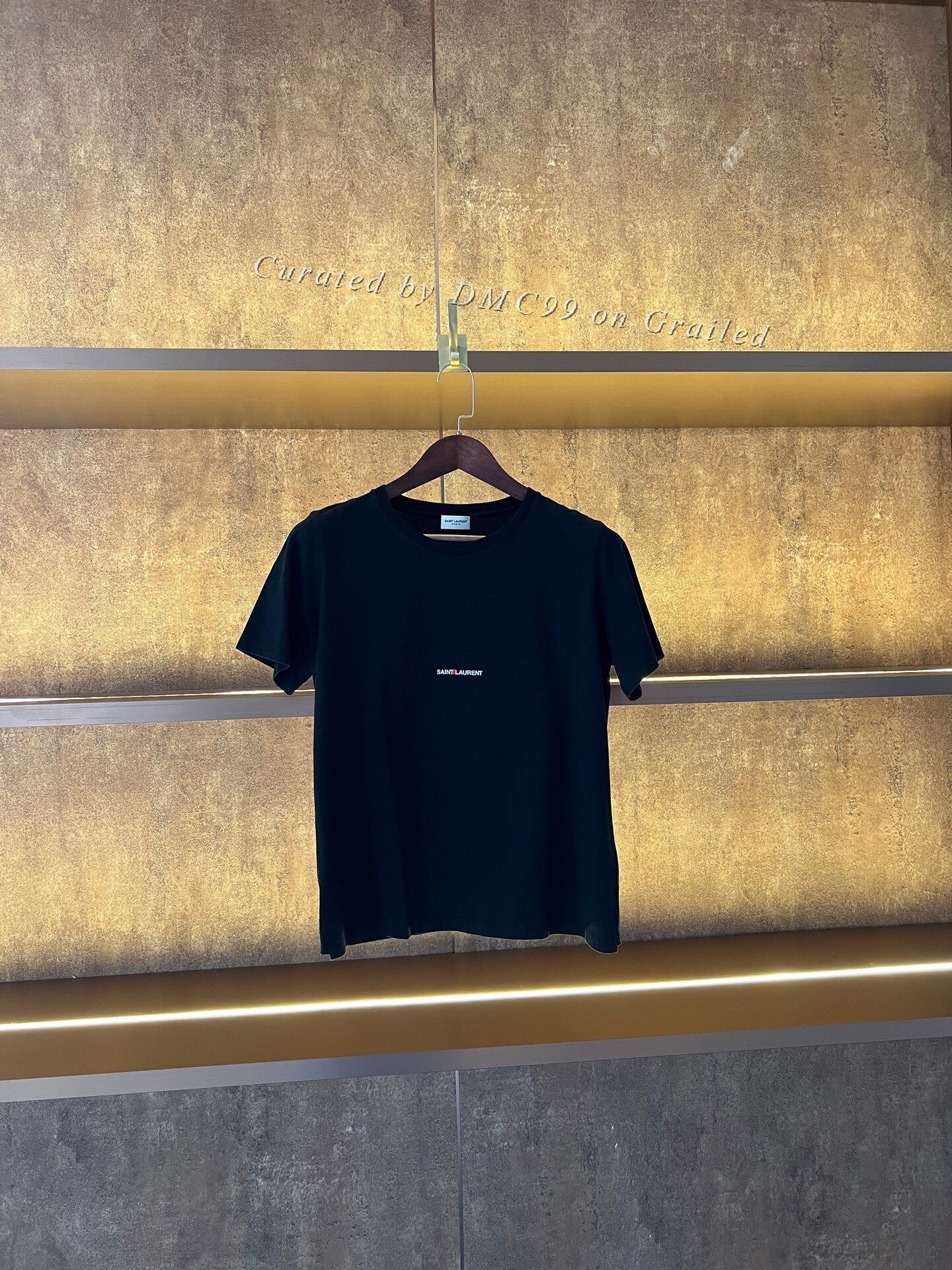Saint Laurent Paris Saint Laurent Slogan Short-Sleeve Size US S / EU 44-46 / 1 - 1 Thumbnail
