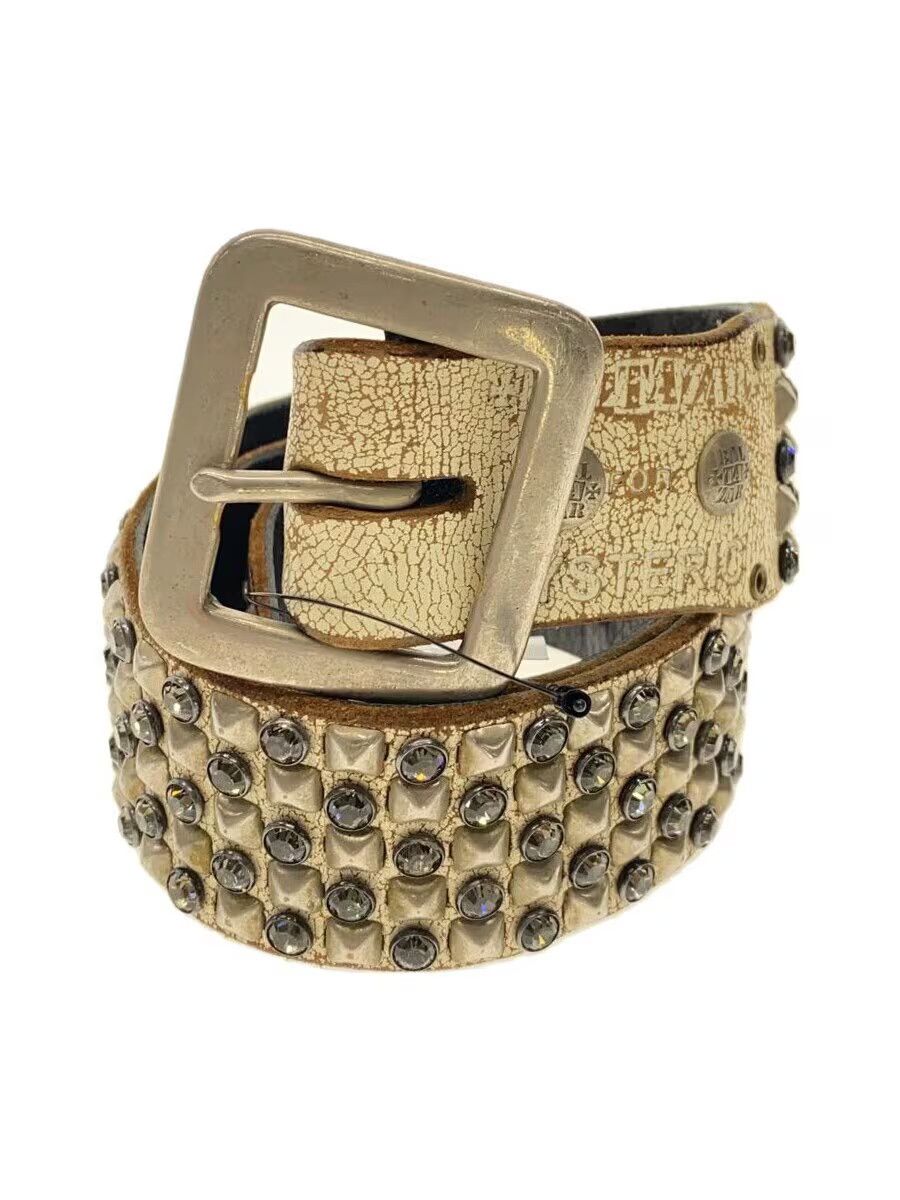 Hysteric Glamour Baltazar Crystal Studded Leather Belt Size ONE SIZE - 1 Thumbnail