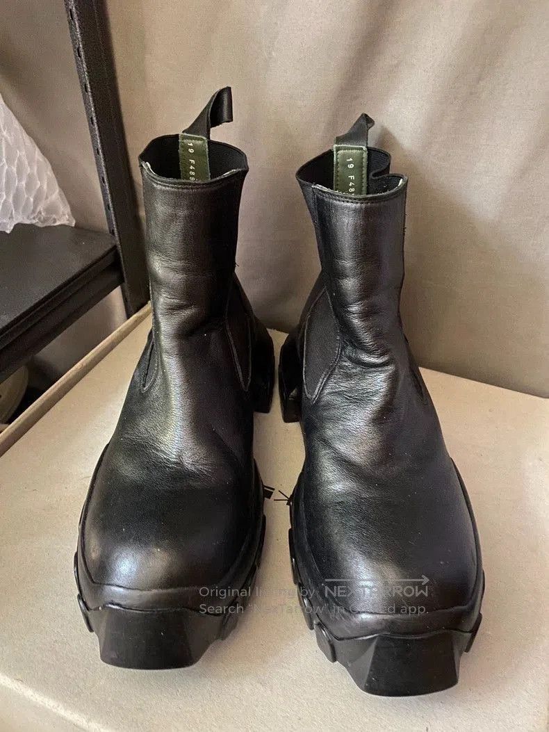 Rick Owens Rick Owens Octopus Sole Chelsea Boots. Size US 10.5 / EU 43-44 - 2 Thumbnail