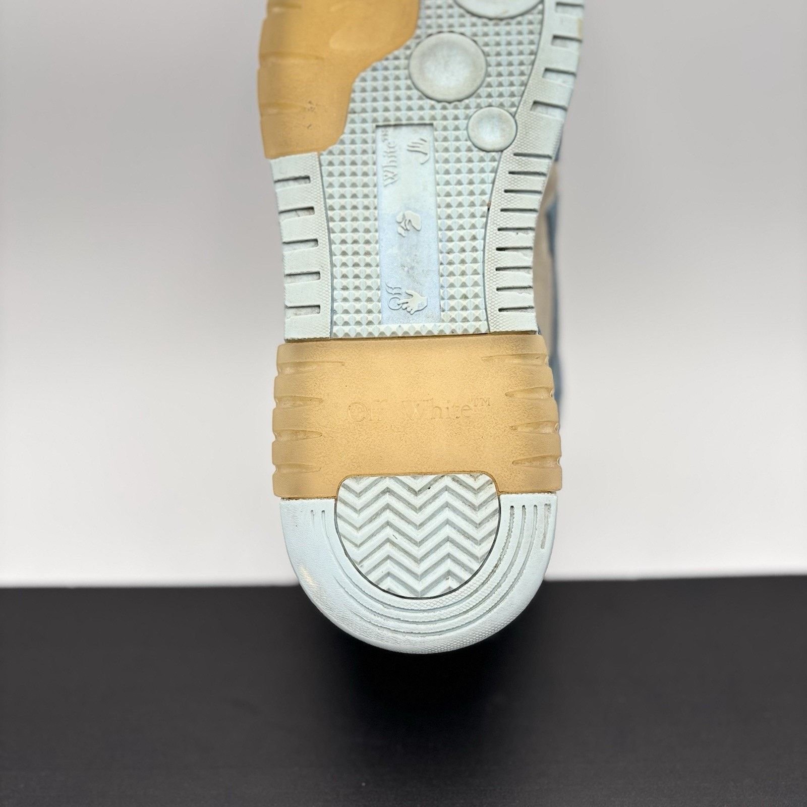 Off-White Off-White Out of Office Suede ' Light Blue, White ‘ Size US 12 / EU 45 - 9 Thumbnail