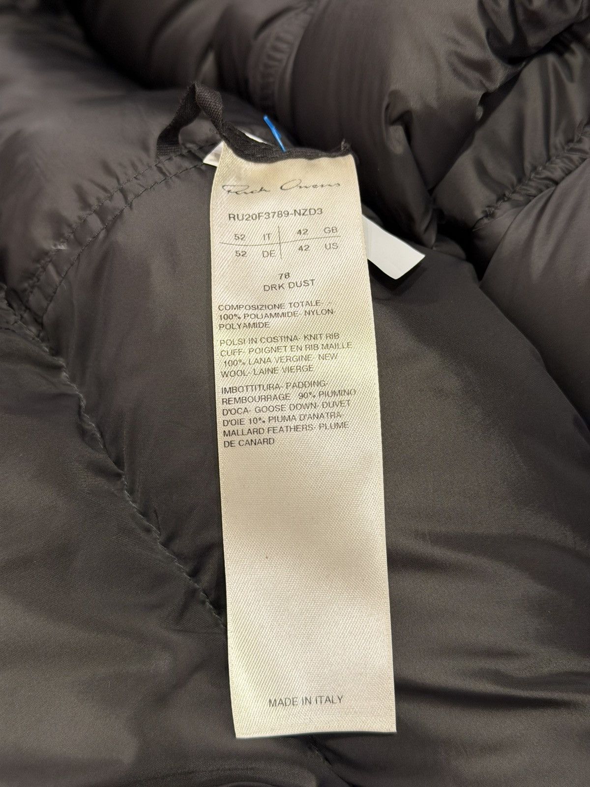 Rick Owens Rick Owens Jumbo Down IES Coat - Grey Size US L / EU 52-54 / 3 - 5 Thumbnail