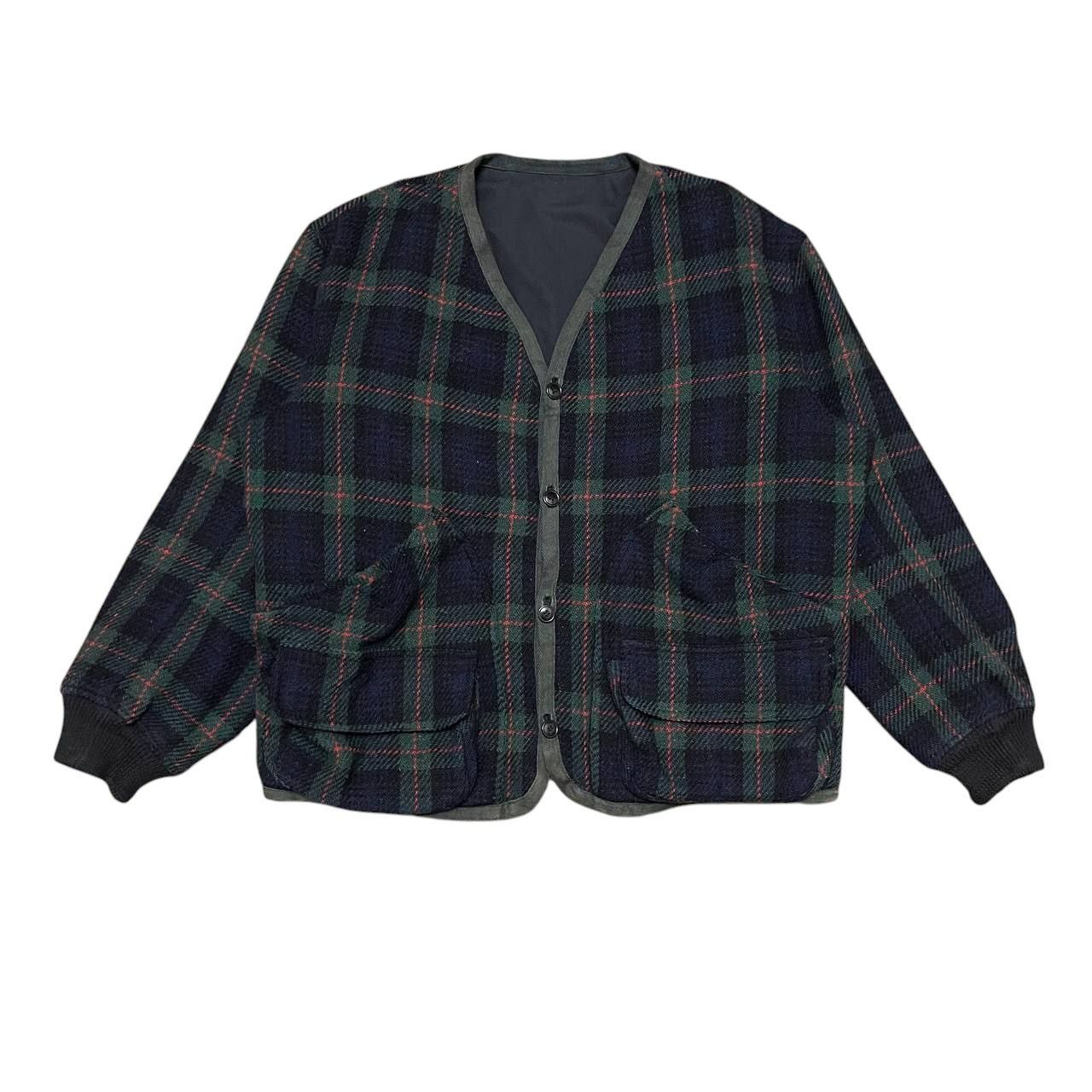 BIGI Vintage Issey Miyake Inspired Mens Bigi Wool Cardigan Jacket Size US L / EU 52-54 / 3 - 1 Thumbnail