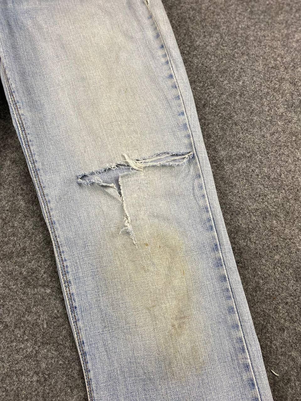 Levi's levis 525 straight leg distressed denim Size 30" / US 8 / IT 44 - 9 Thumbnail