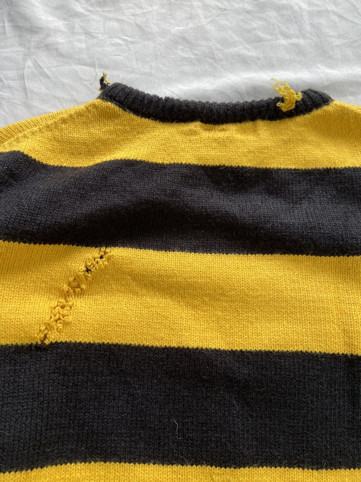 Japanese Brand PUNK STRIPED JAPAN STYLE KNIT LONG SLEEVE Size US M / EU 48-50 / 2 - 18 Thumbnail