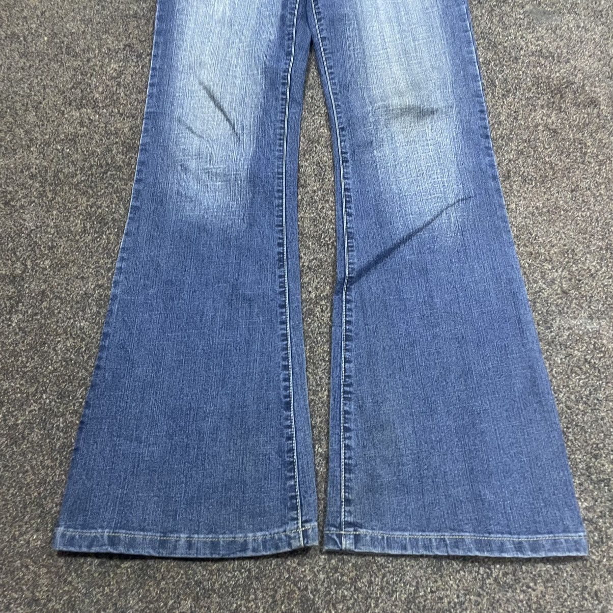 Vintage Vintage 90s Y2K Flared Jeans Distressed Wide Leg Skate 32 Size US 32 / EU 48 - 5 Thumbnail