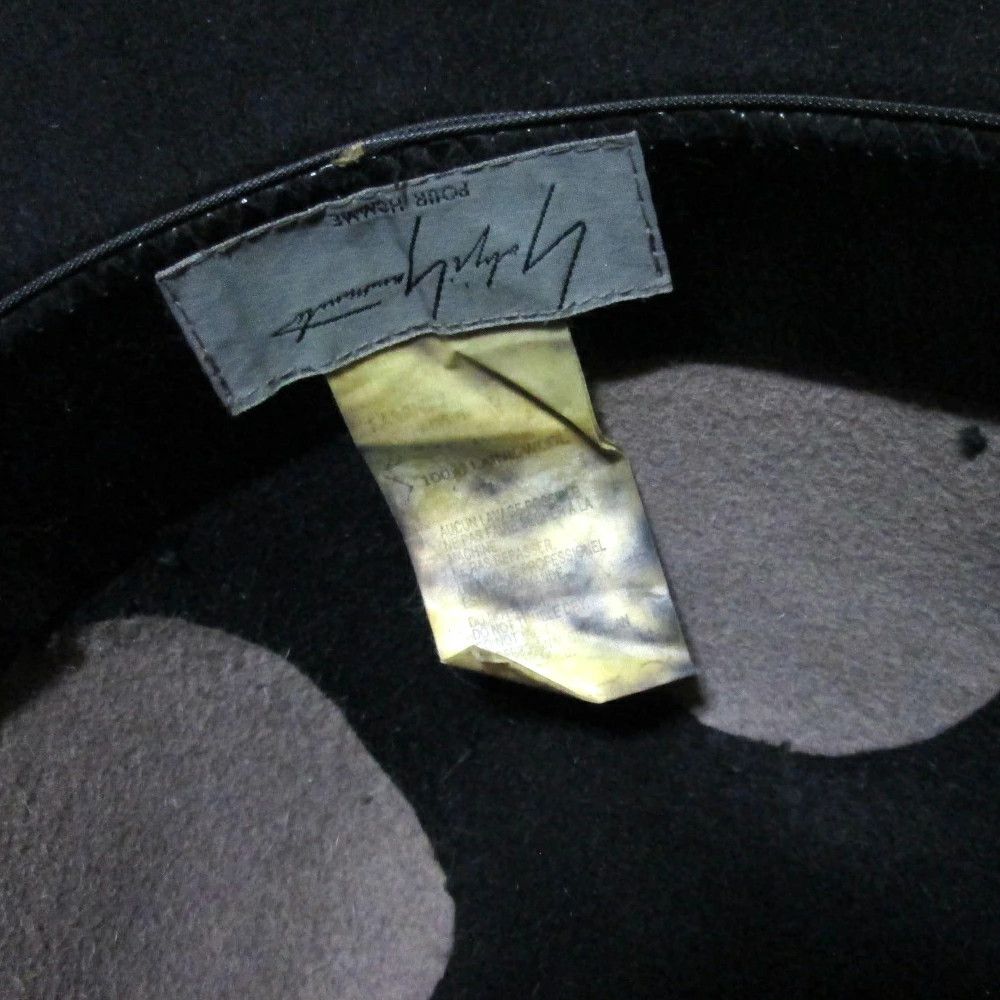Yohji Yamamoto Yohji Yamamoto POUR HOMME Polka Dot Wool Hat Size ONE SIZE - 6 Thumbnail