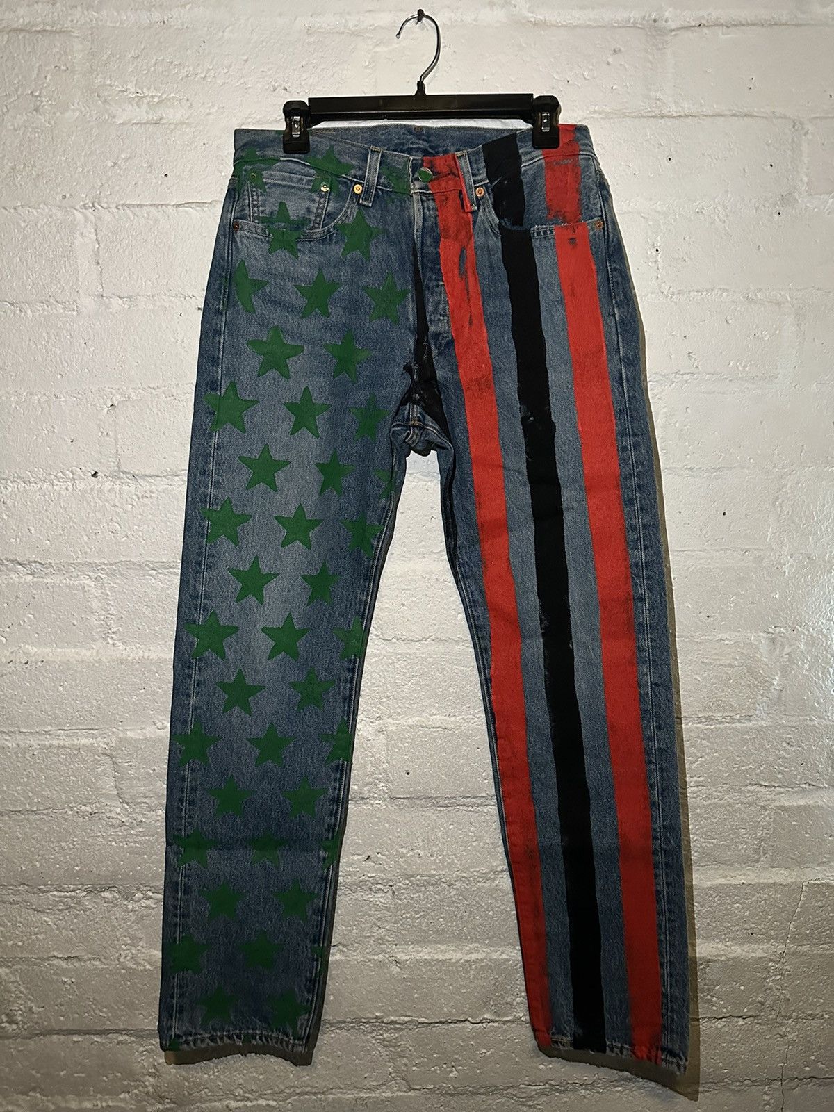 DENIM TEARS Denim Tears x CPFM 4th of July Denim Plant Jean Blue Size US 32 / EU 48 - 1 Thumbnail