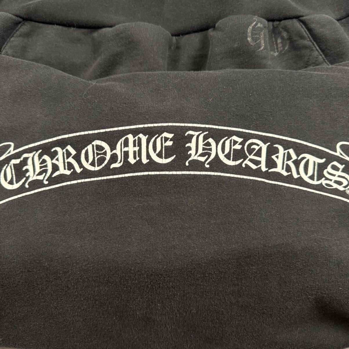Chrome Hearts Chrome Hearts Scroll Logo ‘Black’ Hoodie Size US L / EU 52-54 / 3 - 5 Thumbnail