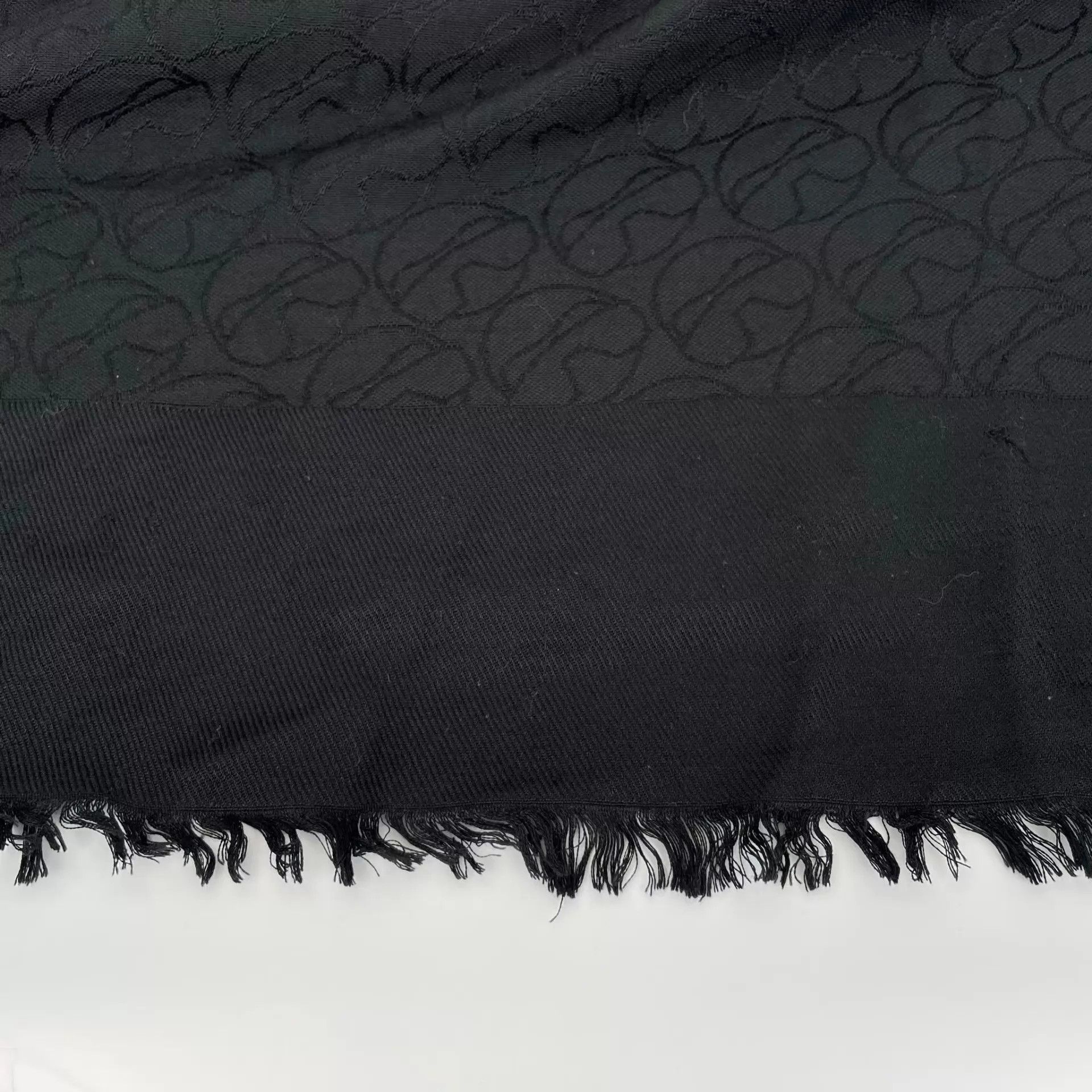 Fendi Fendi Silk Scarf Karl Lagerfeld Limited Black Size ONE SIZE - 7 Thumbnail