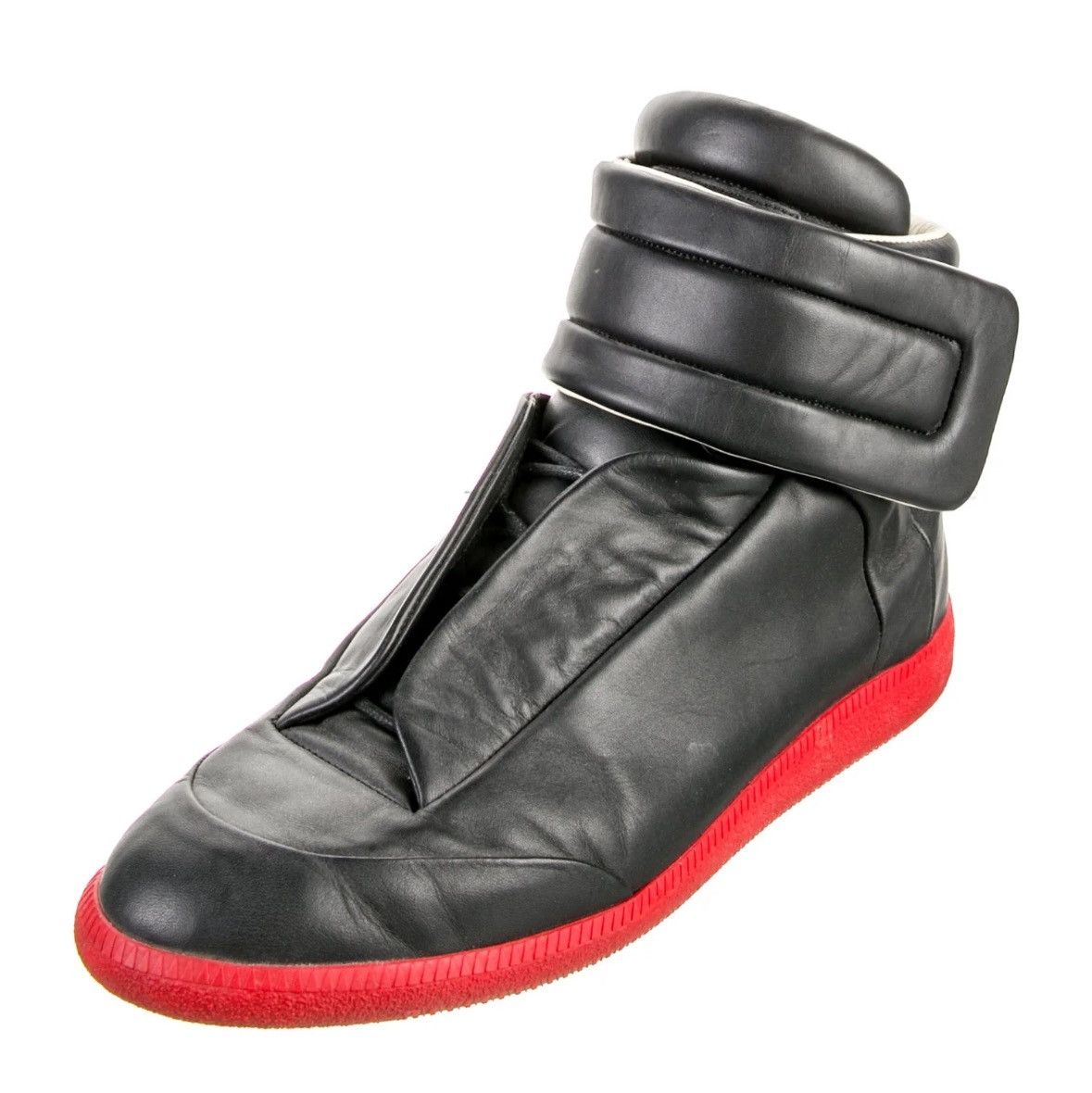 Leather boots Maison Martin Margiela Black size 41 EU in
