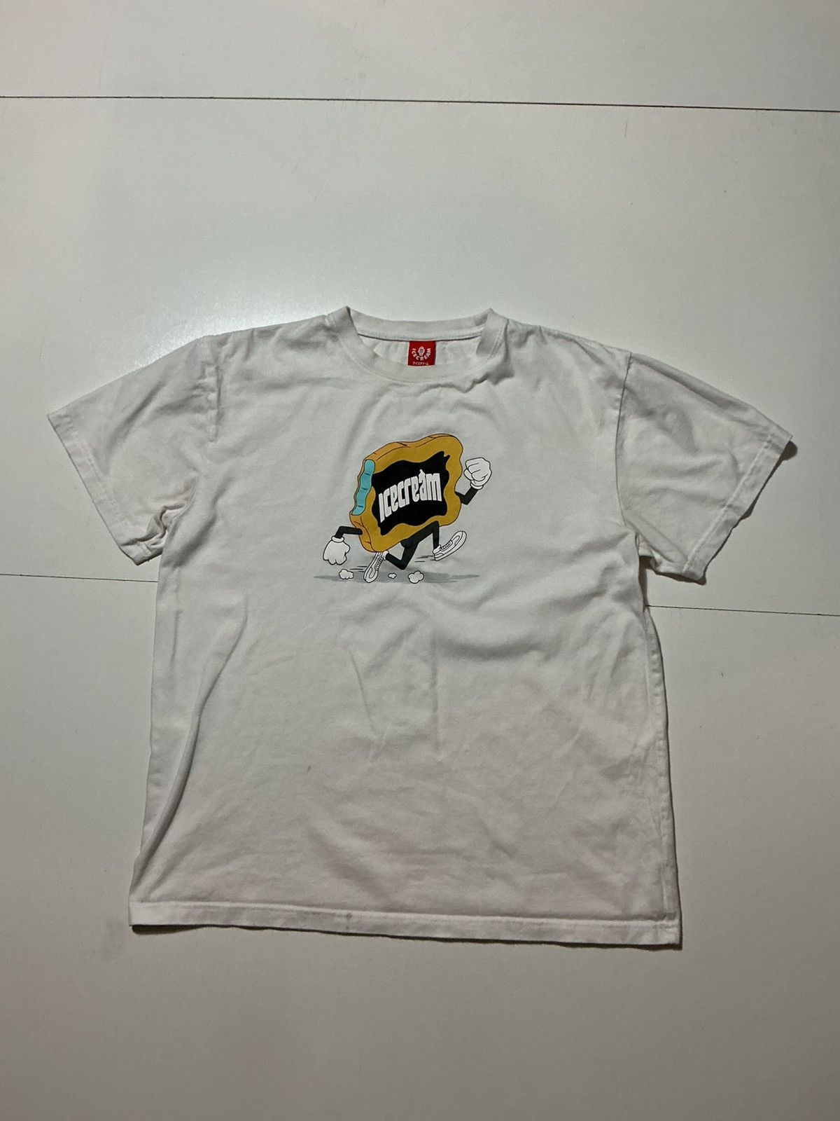 Icecream Ice Cream Billionaire Boys Club BBC Graphic White T-Shirt Size US L / EU 52-54 / 3 - 2 Thumbnail