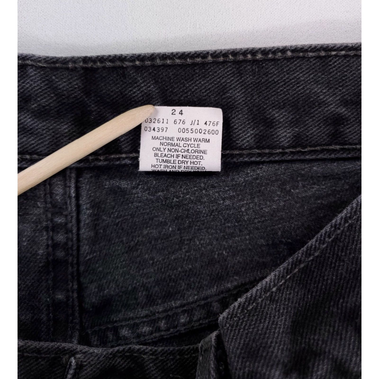 Levi's Levi's 550 VTG Y2K Jeans Black Zip Fly Mens 32 X 36 (32 X 34 Actual) Baggy Men Jeans Black 32 Mens Size US 32 / EU 48 - 6 Thumbnail