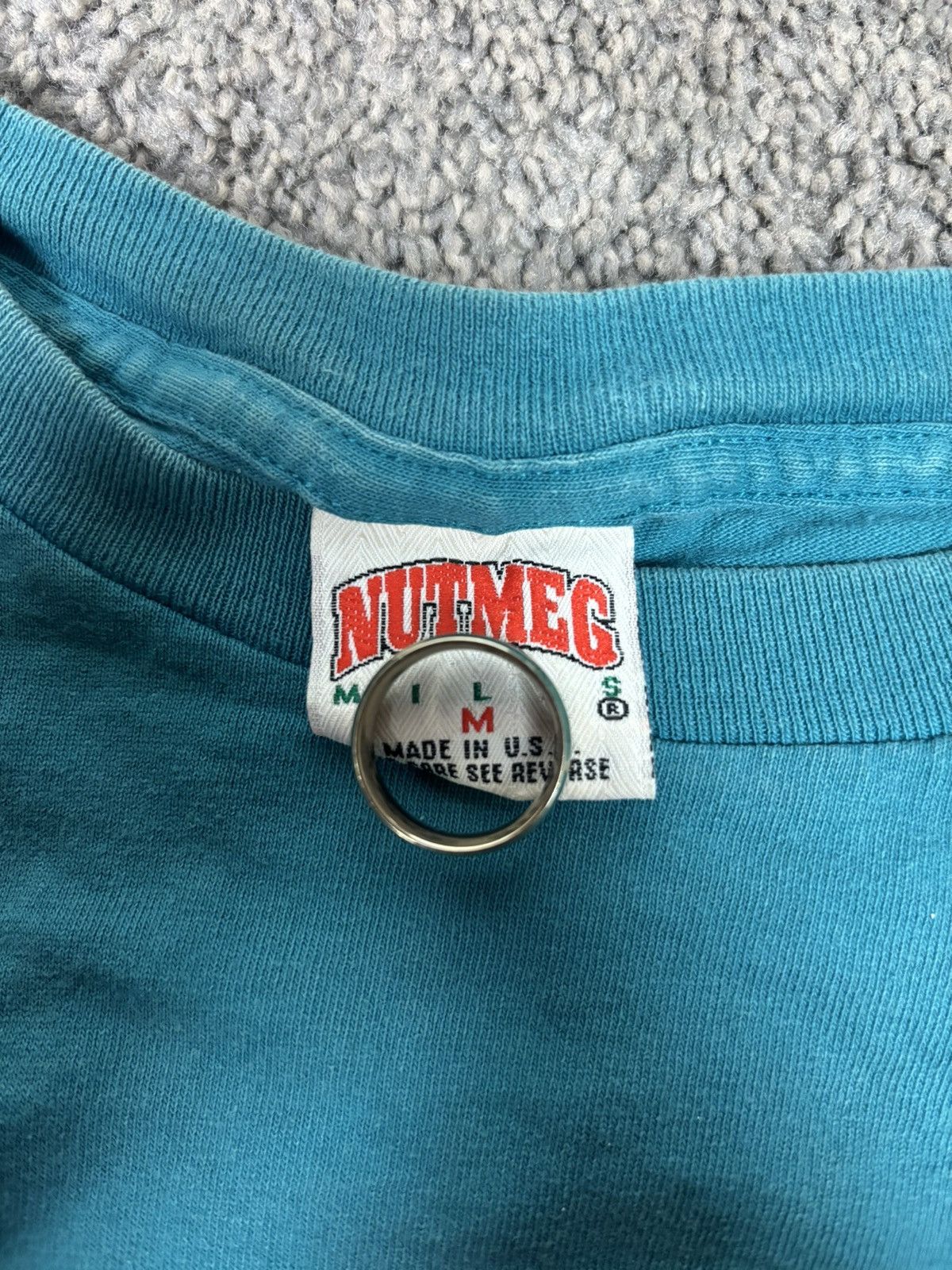 Nutmeg Vintage 1997 nutmeg teal florida marlins mlb tshirt Size US M / EU 48-50 / 2 - 3 Thumbnail
