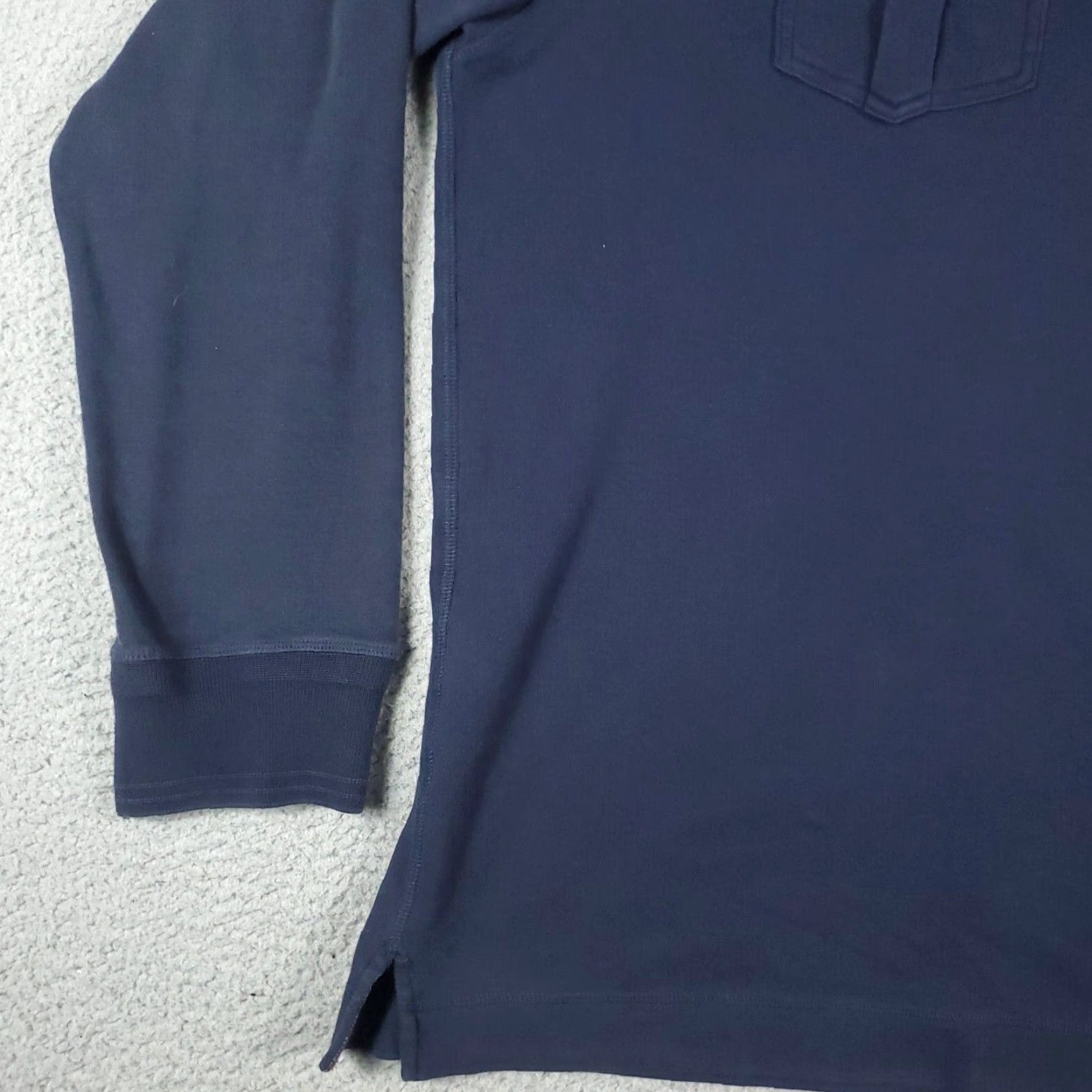Nautica VINTAGE Nautica Blue Pullover Sweater 1/4 Zip Casual Knit All Seasons Size 2XL Size US XXL / EU 58 / 5 - 3 Thumbnail