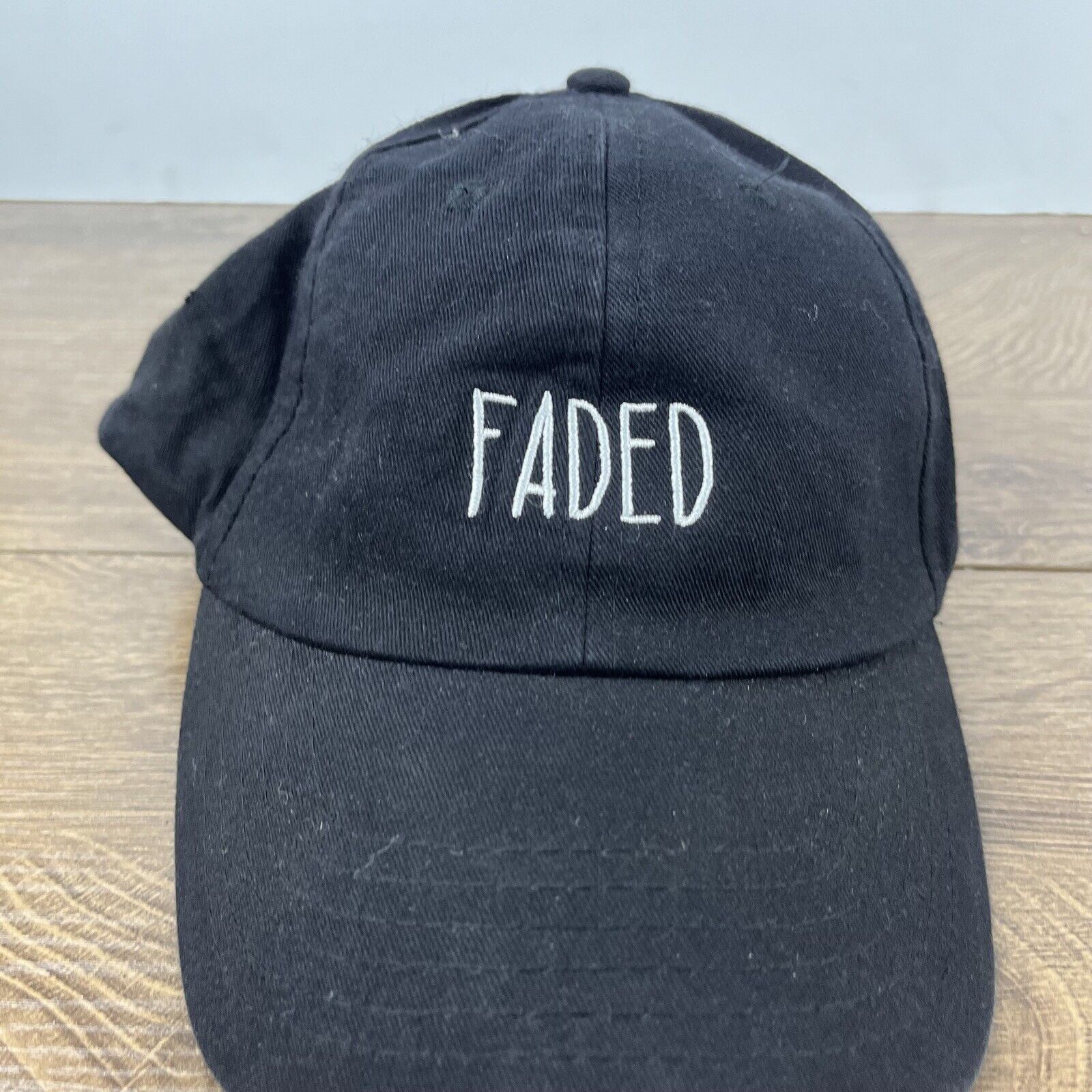 Other Faded Hat Faded Baseball Hat Black Cap Adjustable Hat Black Size ONE SIZE - 5 Thumbnail