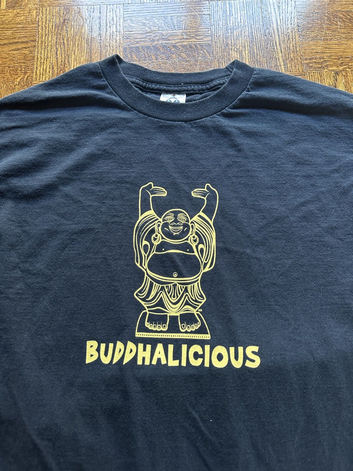 Japanese Brand Vintage Y2K Buddhalicious Graphic Long Sleeve Tee Size US XL / EU 56 / 4 - 2 Thumbnail