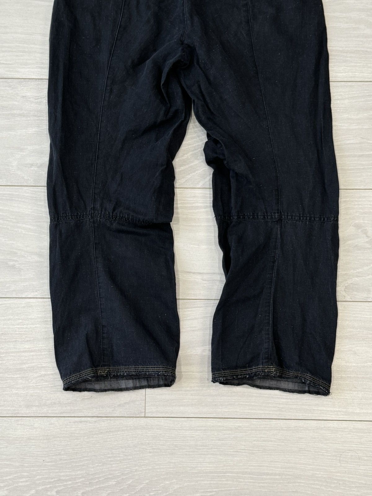 Marithe + Francois Girbaud Marithe Francois Girbaud Linen Glamour Design Luxury Pants Size 34" / US 12 / IT 48 - 11 Thumbnail