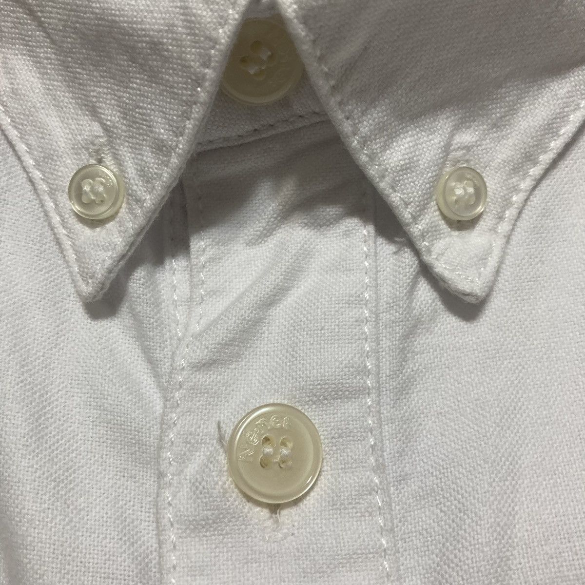 Issey Miyake NE-NET ISSEY MIYAKE - Icon Logo Oxford Shirt Short Sleeve Size US L / EU 52-54 / 3 - 5 Thumbnail