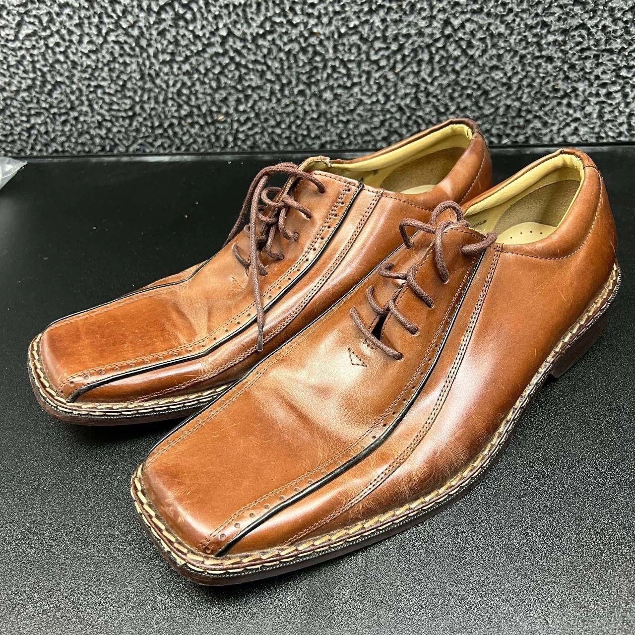 Stacy Adams Vintage Stacy Adams Dress 11M Derby Leather Lace Up 23086 Size US 11 / EU 44 - 1 Thumbnail