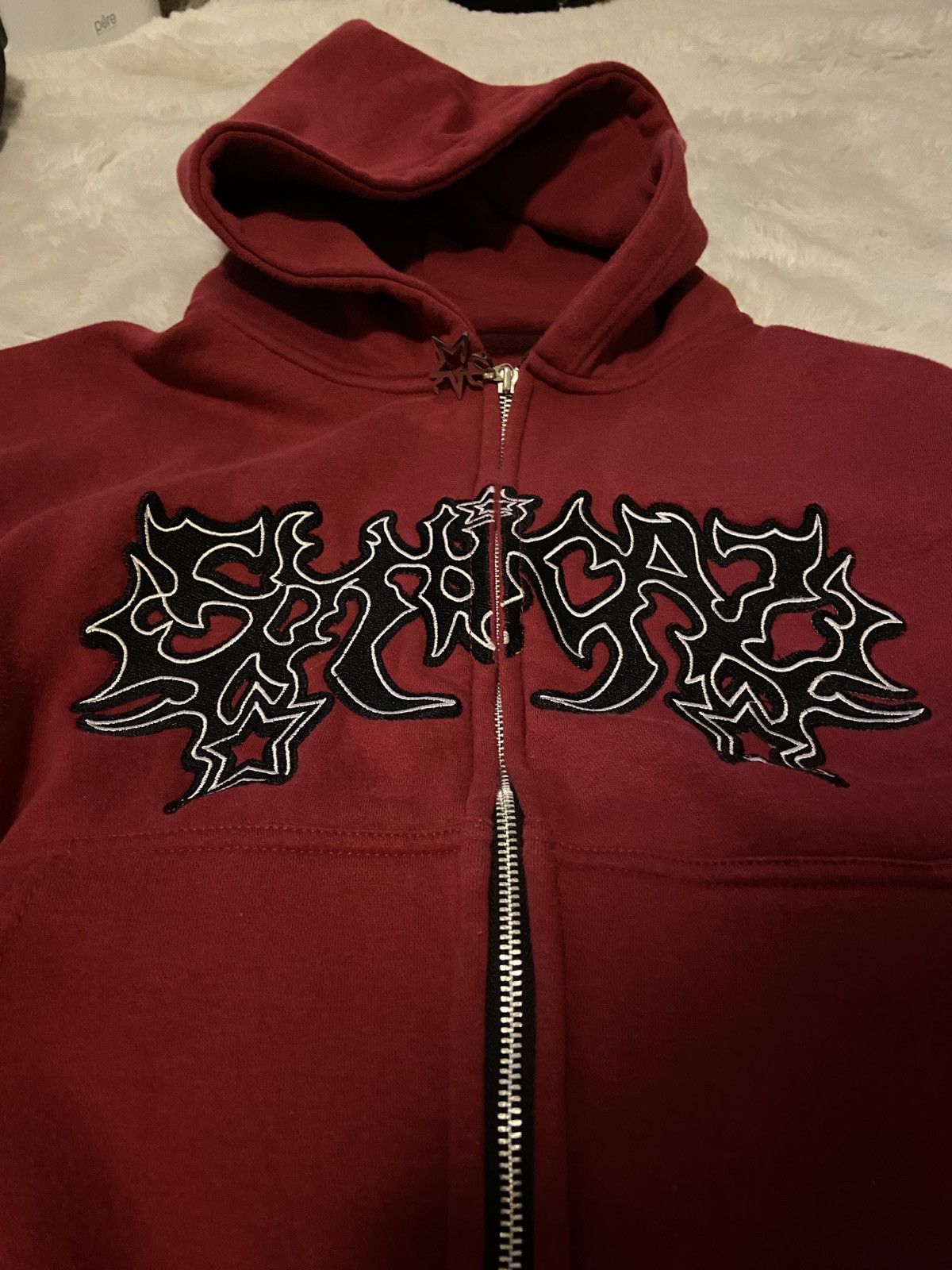 SYNICAL SYNICAL “Arched” Zip-up Maroon Red Size US M / EU 48-50 / 2 - 2 Thumbnail
