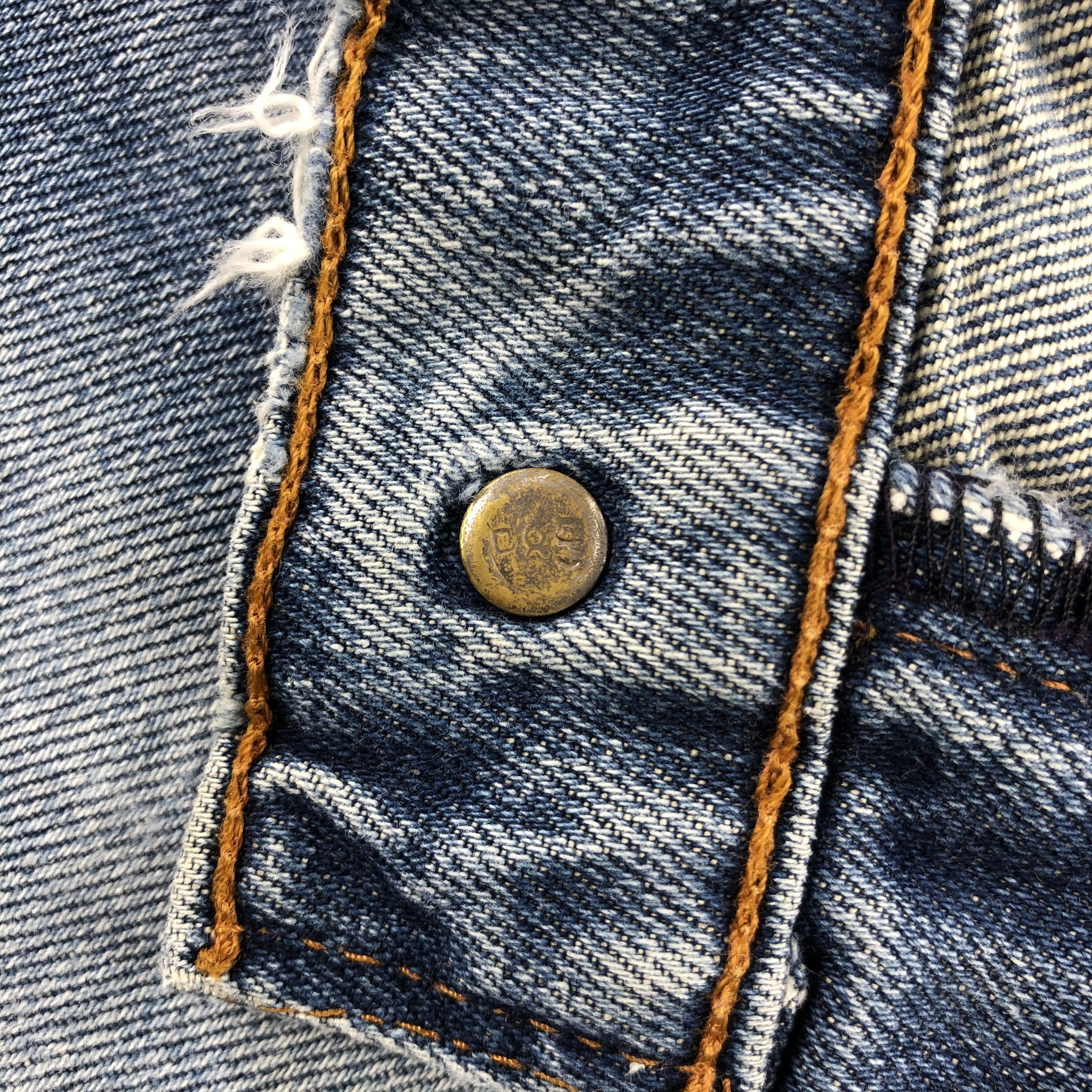 Levi's × Vintage 90s Vintage Blue Wash Levis 857 Flare Jeans-JM2139 Size 27" / US 4 / IT 40 - 10 Thumbnail