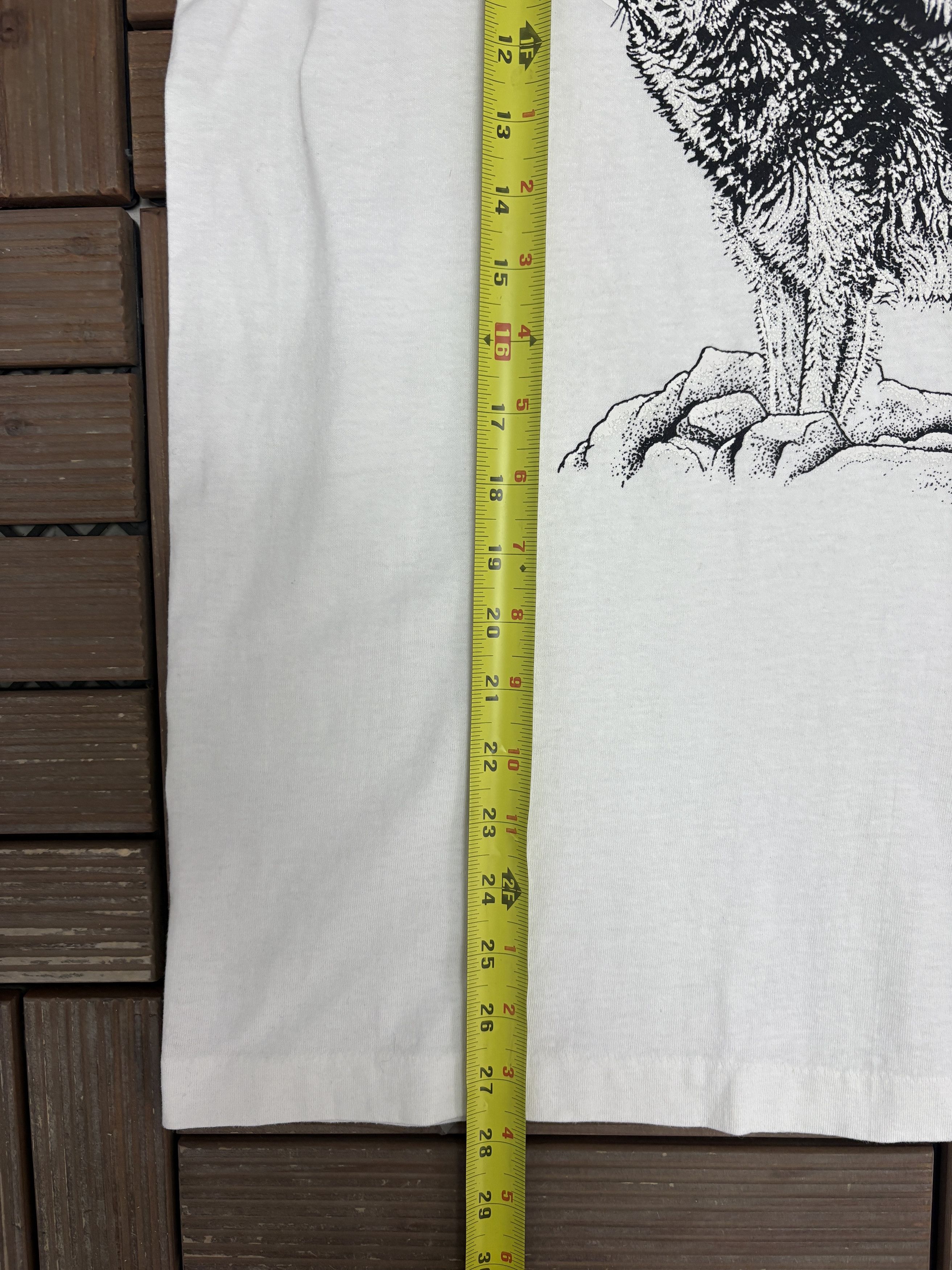 Vintage Wolfpack Scenic Vintage White T-Shirt Tee Size US XL / EU 56 / 4 - 8 Thumbnail