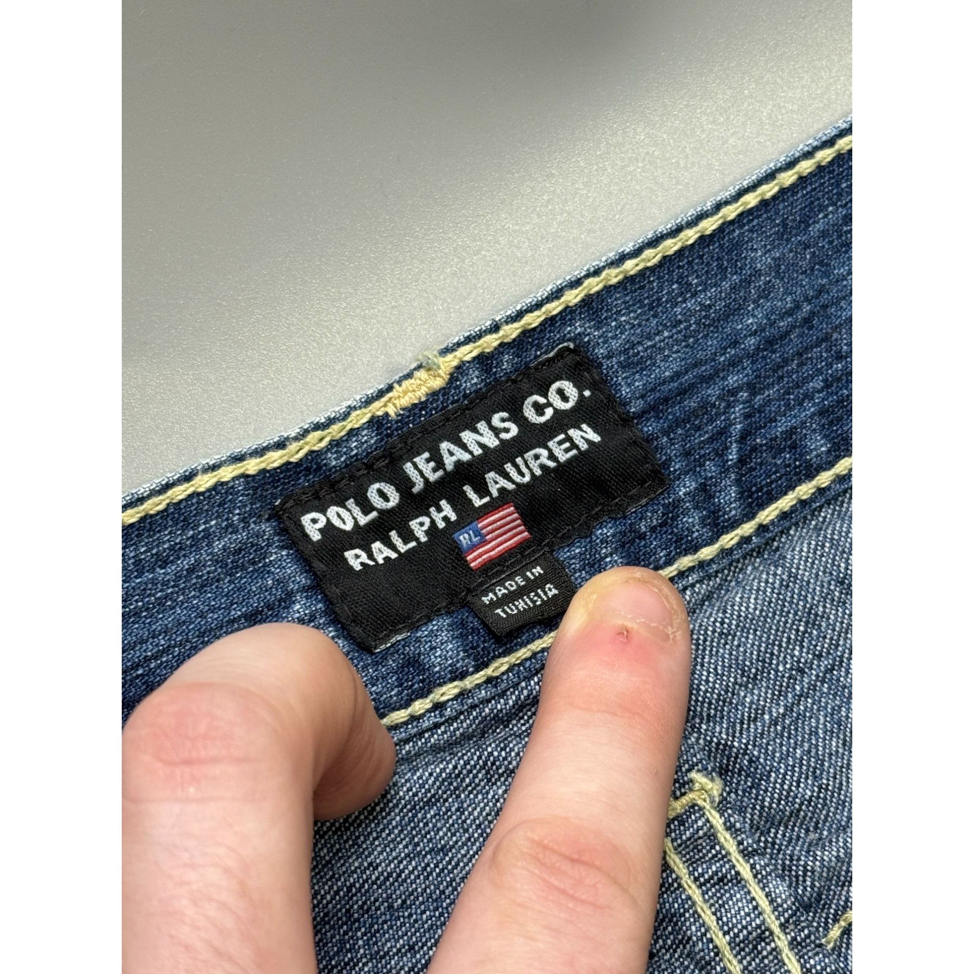 Polo Ralph Lauren Vintage Polo Jeans CO. Ralph Lauren Denim Jeans (Y1140) Size US 31 - 8 Thumbnail