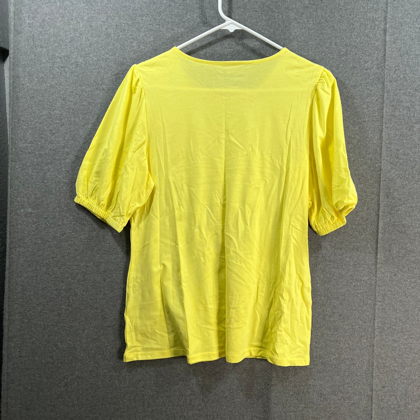 Other Girl With Curves Scoop Neck Knit Top Lemon, Small Size S / US 4 / IT 40 - 2 Thumbnail