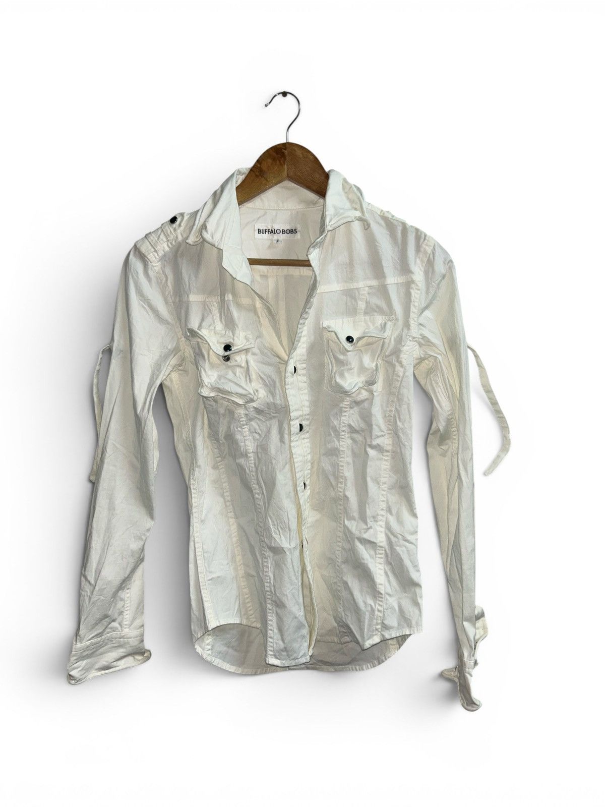 BUFFALO BOBS Archival Military Stretch Shirt Size US M / EU 48-50 / 2 - 2 Thumbnail