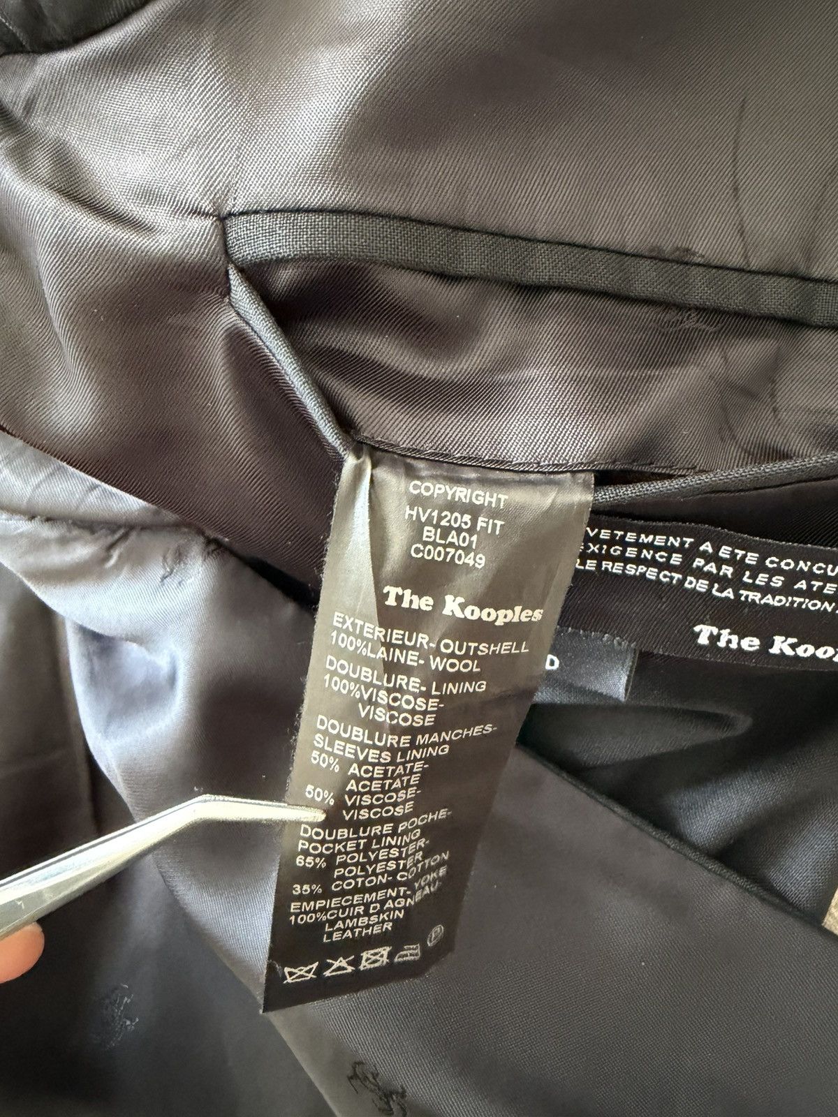The Kooples Tailored Jacket Size 50S - 11 Thumbnail