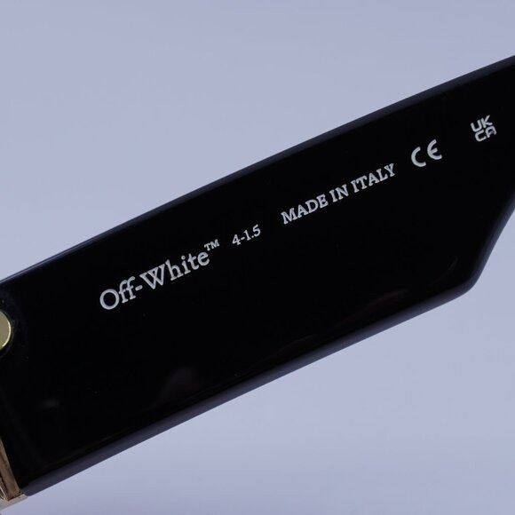 Off-White Off-White ASPEN 7607 Sunglasses Gold/Black Shield Frame Size ONE SIZE - 7 Thumbnail