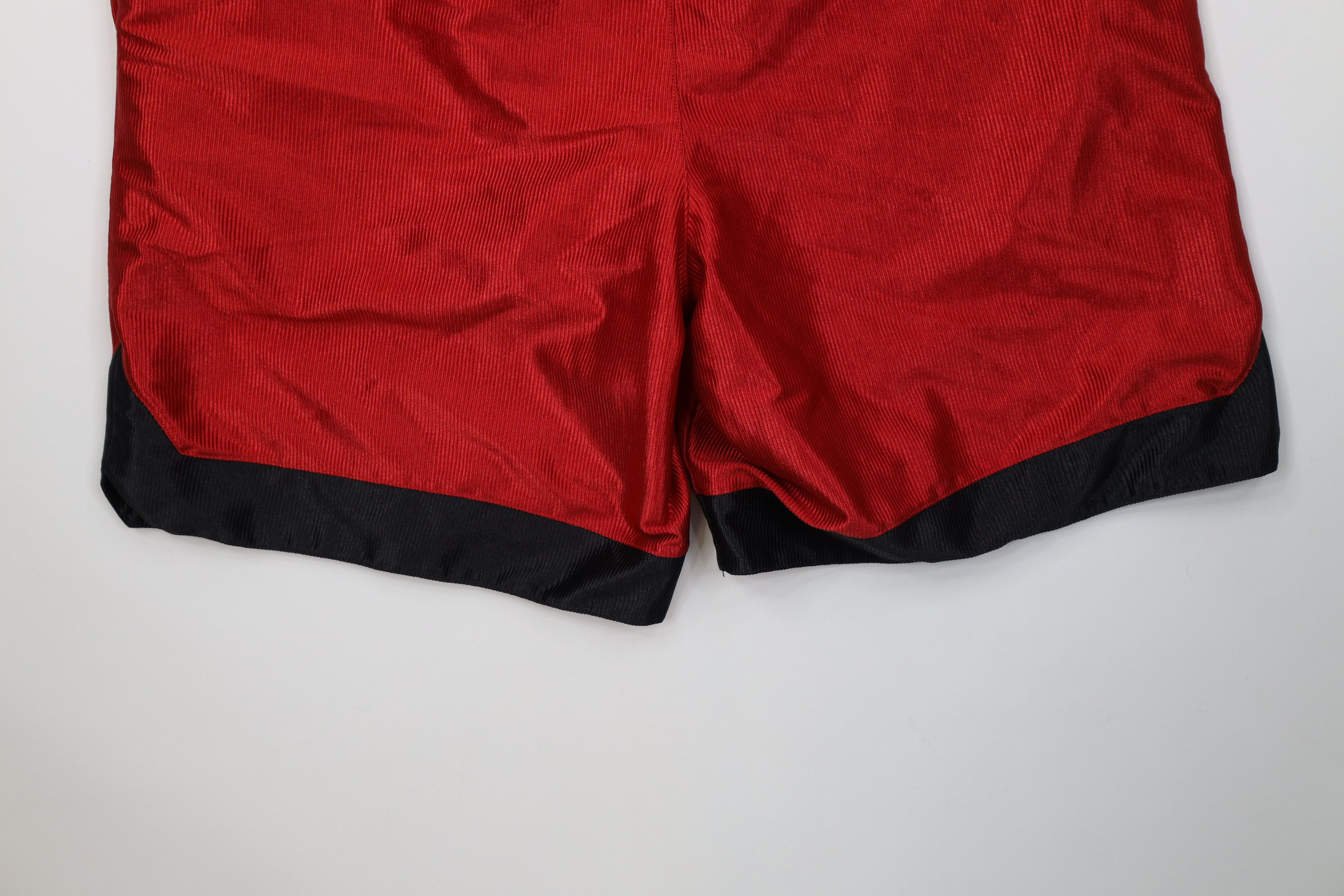 Nike Vintage Nike Scott Mini Swoosh Dazzle Basketball Shorts Red Size US 34 / EU 50 - 11 Thumbnail
