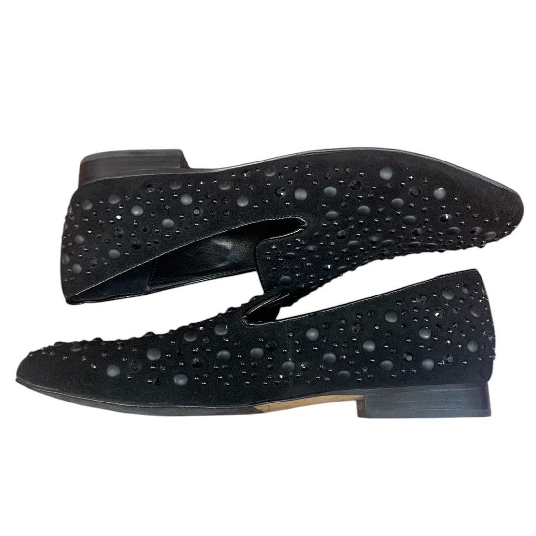 Donald Pliner DONALD J PLINER Black Studded Slip on Suede Shoes SZ 7M Size US 7 / IT 37 - 5 Thumbnail
