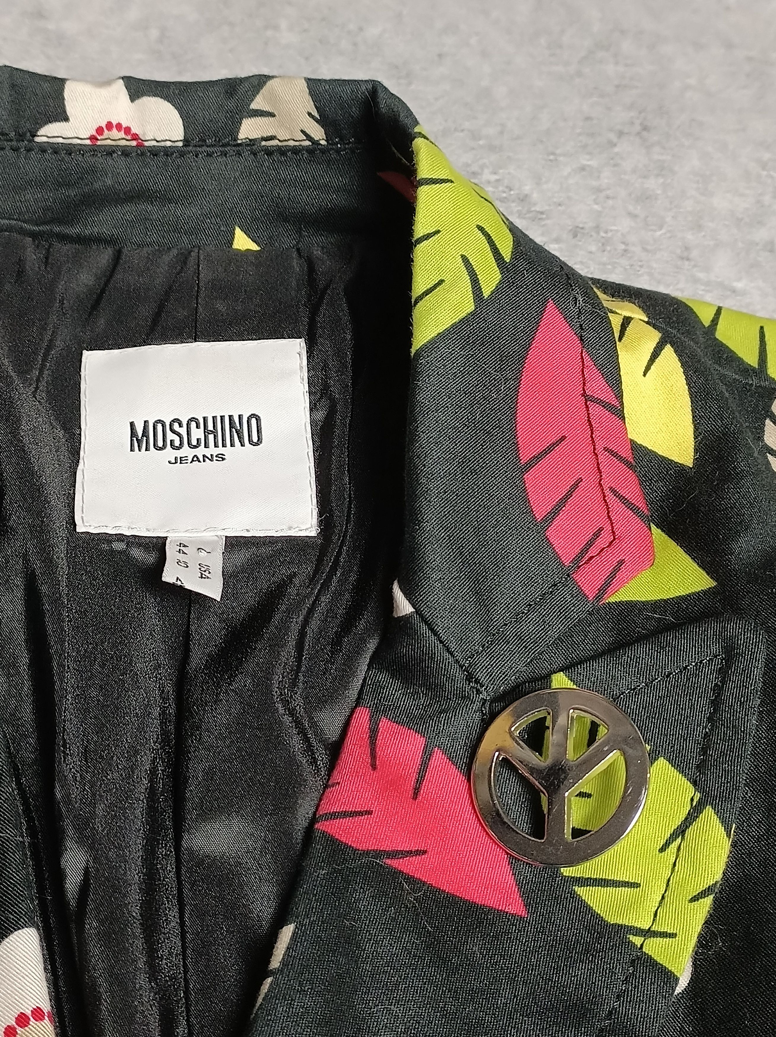 Moschino Moschino Jeans Flowers Print Blazer Jacket Women IT44 US10 Size M / US 6-8 / IT 42-44 - 13 Thumbnail