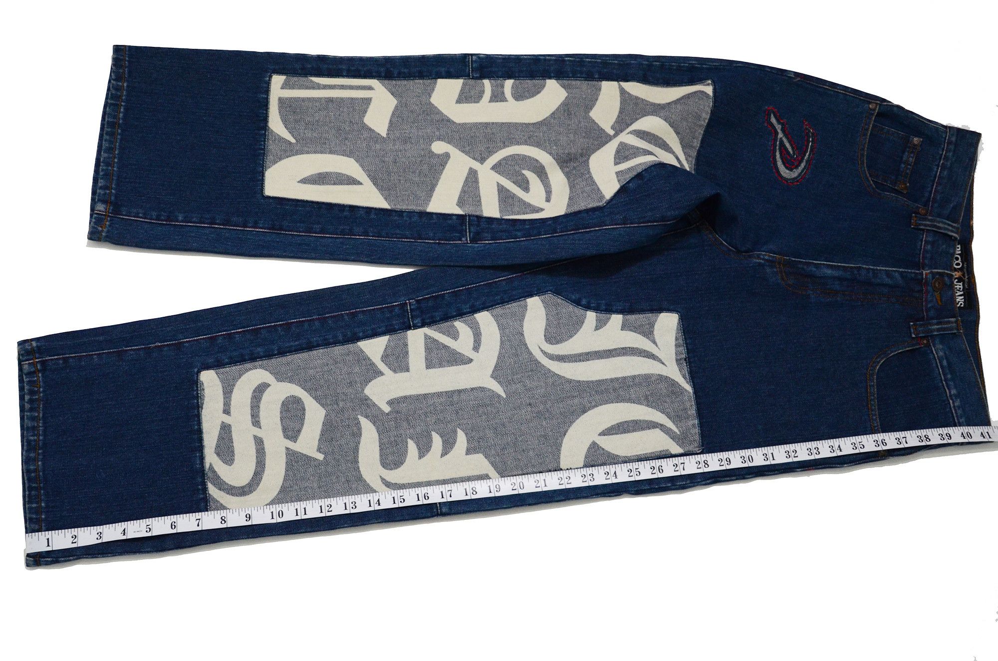 Other Le Paco Jeans New York Y2K Streetwear Regular Fit Size US 31 - 16 Thumbnail