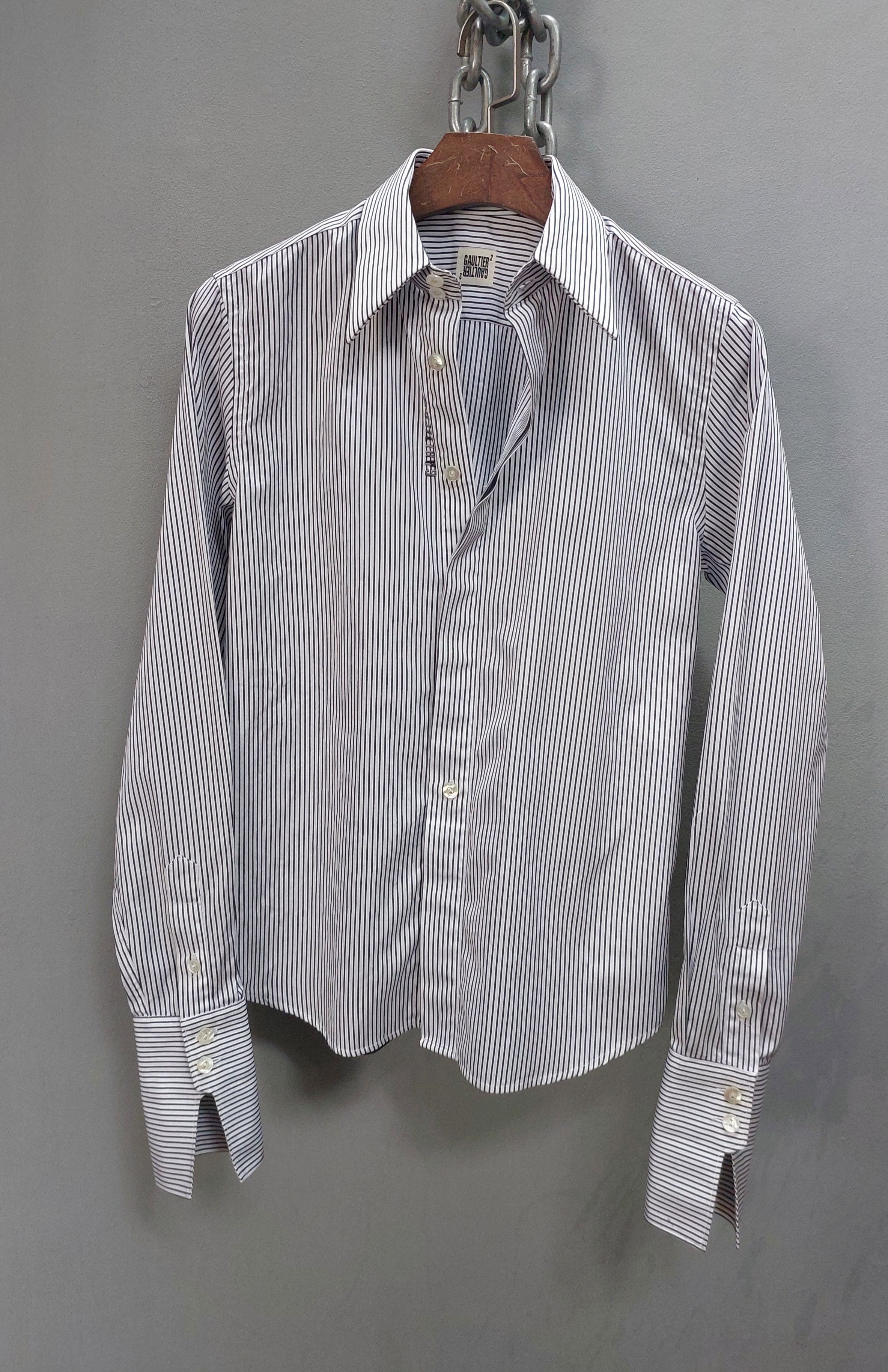 Jean Paul Gaultier Gaultier2 × Jean Paul Gaultier Black and White Stripes Size US S / EU 44-46 / 1 - 3 Thumbnail