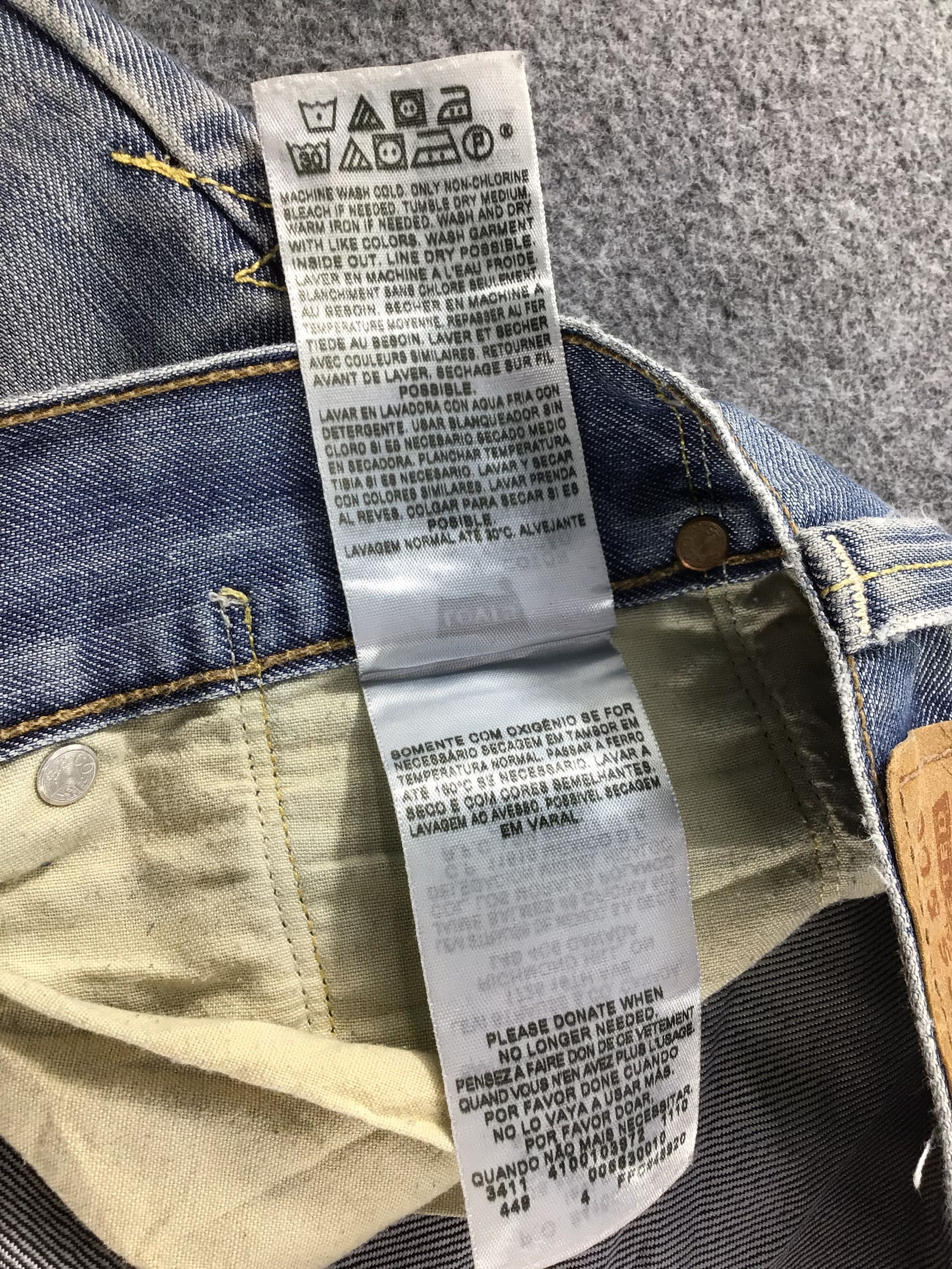 Levi's Vintage Levis 514 Jeans Faded Blue -J592 Size US 32 / EU 48 - 11 Thumbnail