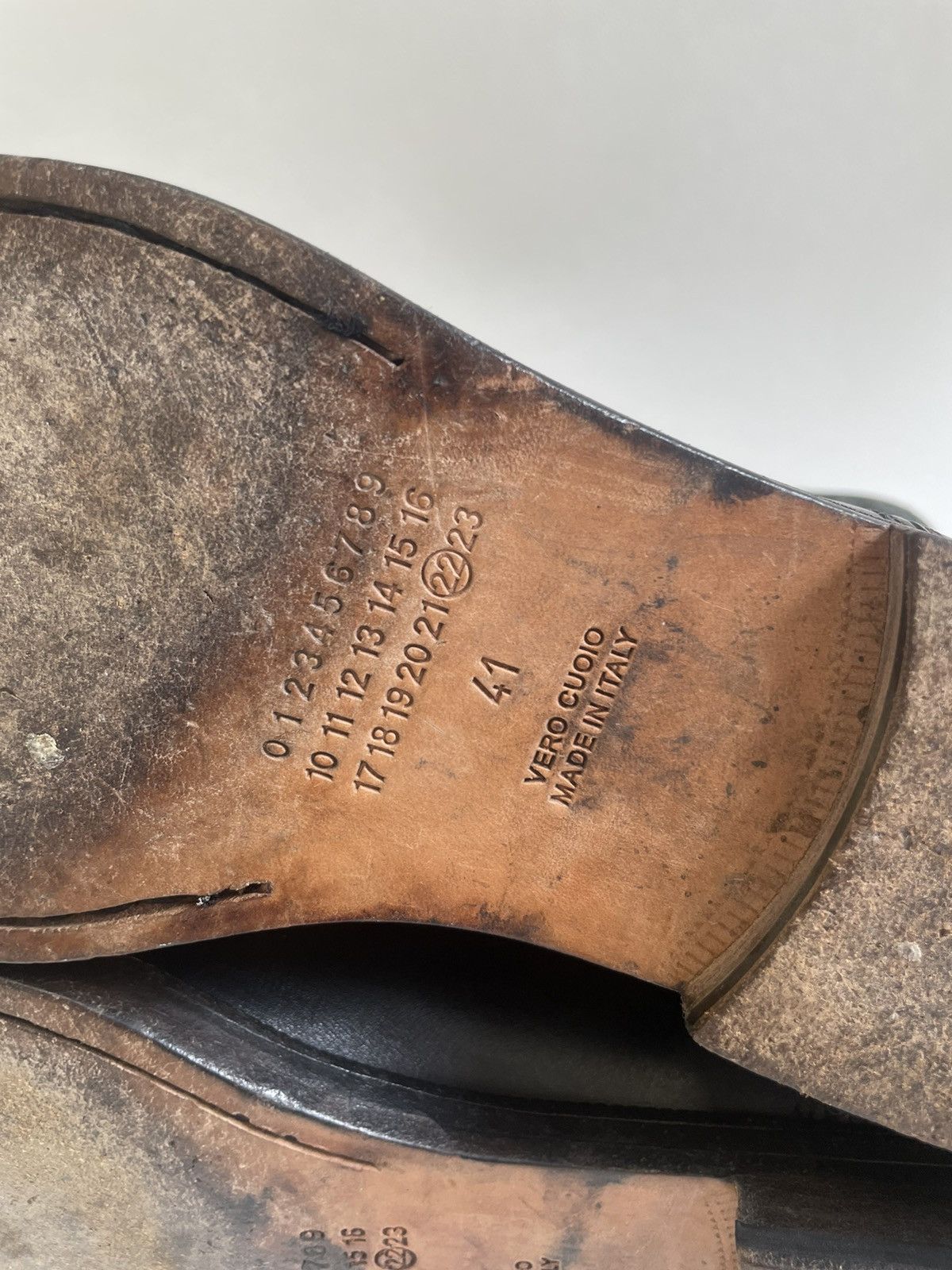 Maison Margiela Burnished Leather ‘Engineer Boots’ Size US 8 / EU 41 - 18 Thumbnail