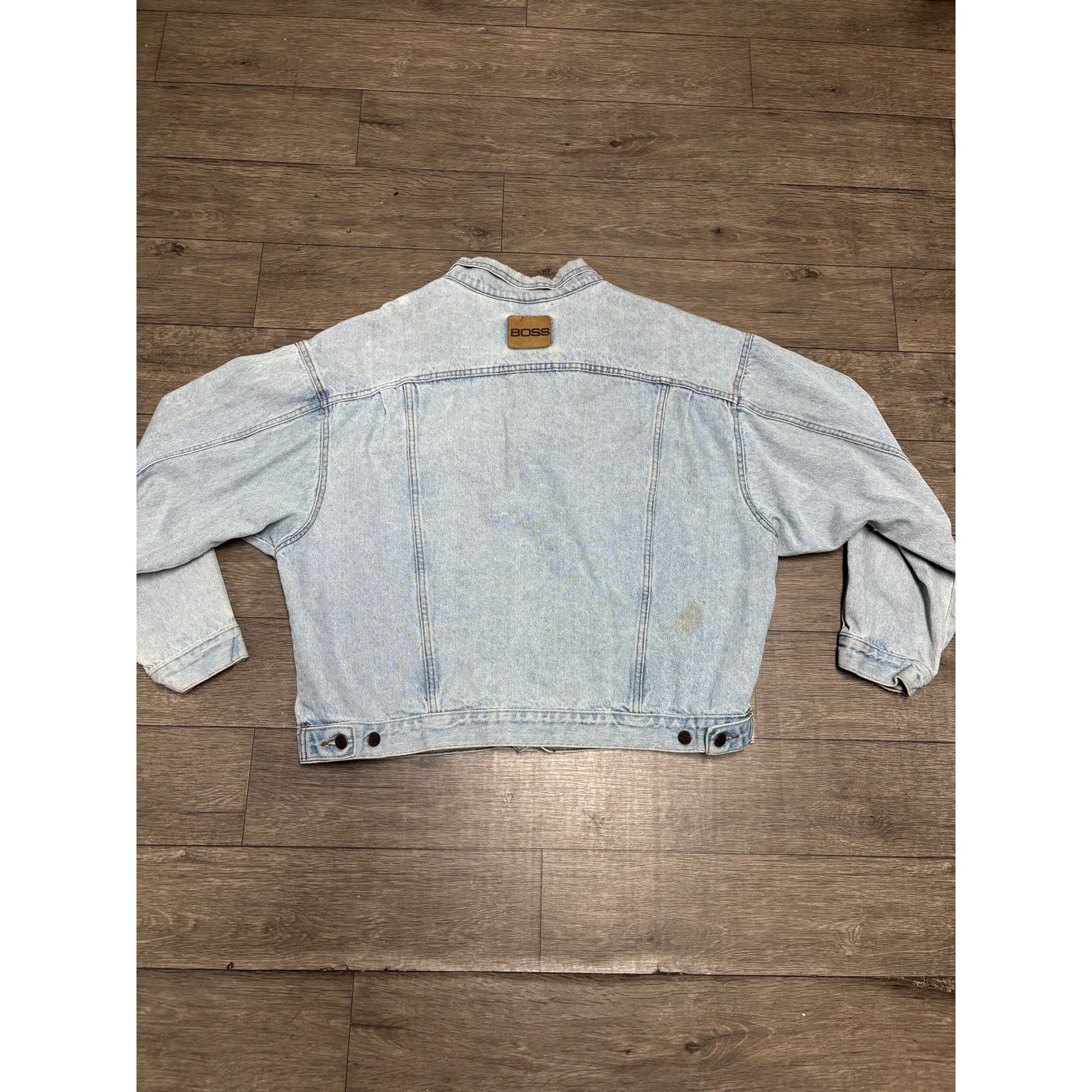 Vintage Vintage Boss Blue Denim Jacket 00s Sz L Size US L / EU 52-54 / 3 - 5 Thumbnail