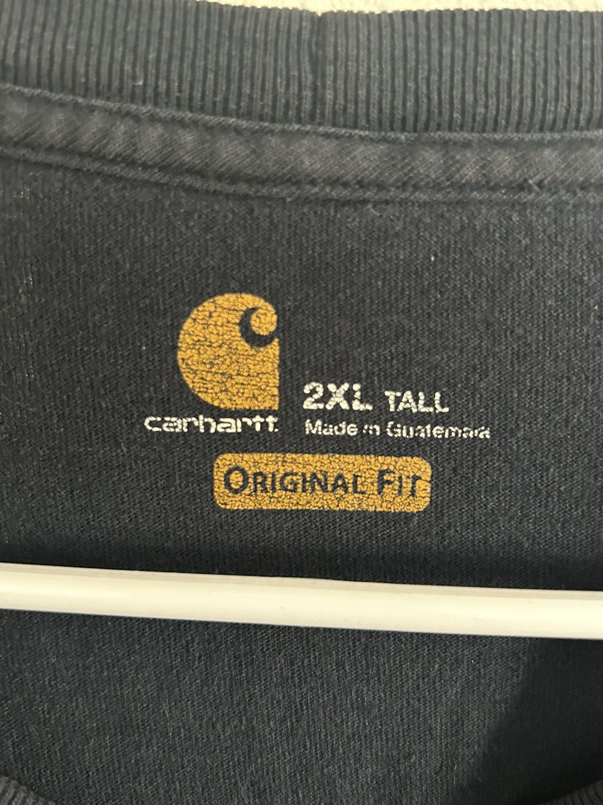 Carhartt × Vintage navy blue vintage carhartt oversized shirt Size US XXL / EU 58 / 5 - 4 Thumbnail