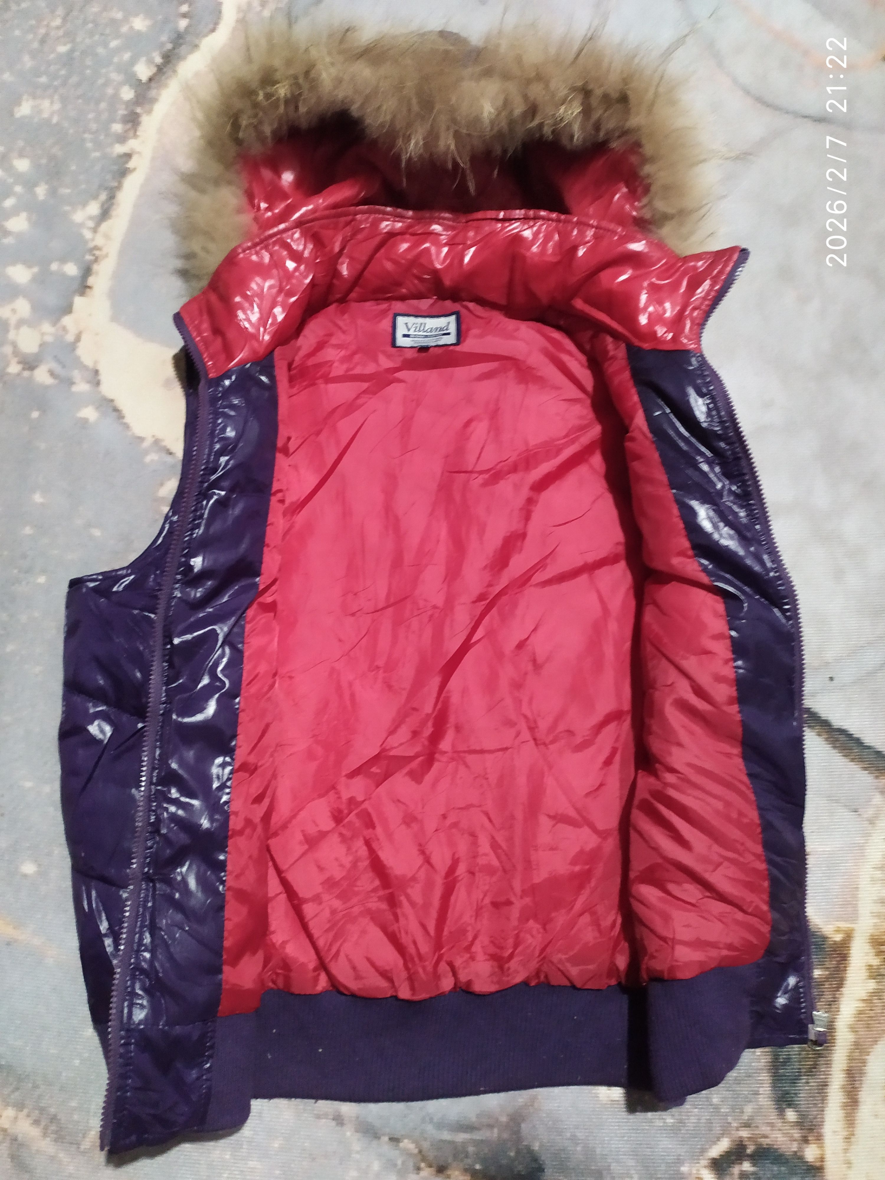 If Six Was Nine Lgb Style 2000’s Villand Vest Puffer Fur Jacket Size US L / EU 52-54 / 3 - 3 Thumbnail