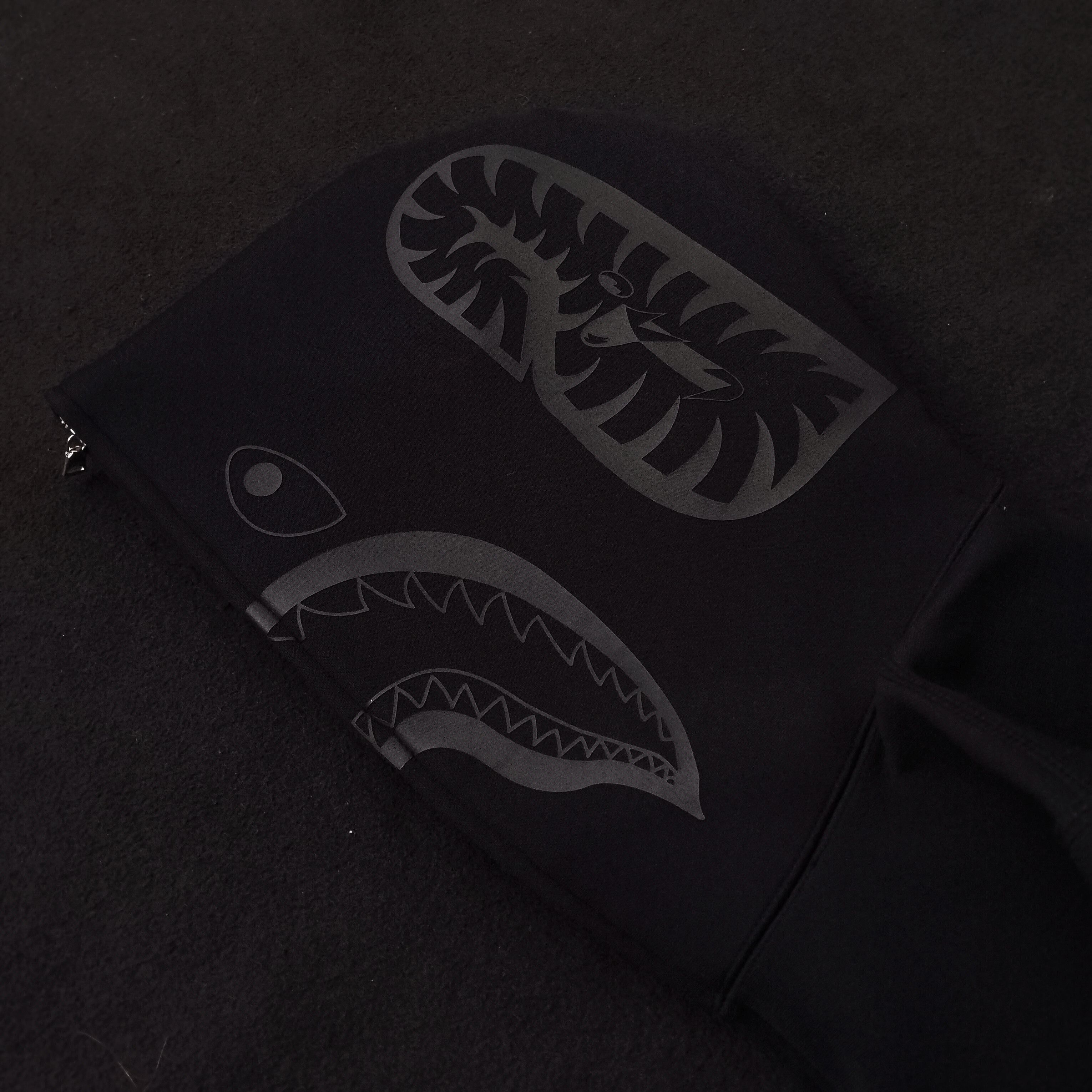 Bape 2016 Bape Neoprene Shark Full ZIip Hoodie Size S / US 4 / IT 40 - 6 Thumbnail