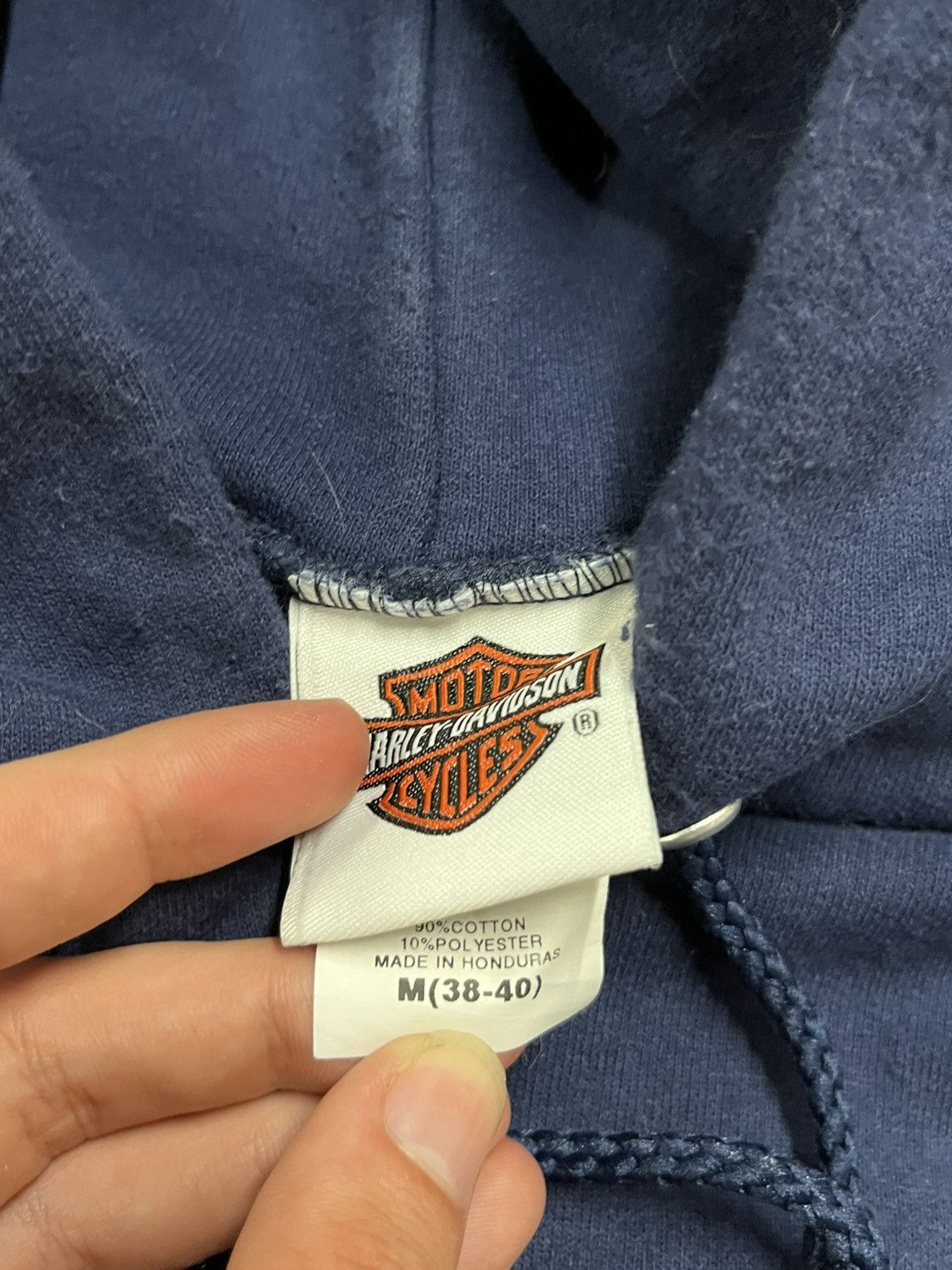 Harley Davidson Harley Davidson vintage y2k skull grunge hoodie skater hype Size US M / EU 48-50 / 2 - 9 Thumbnail