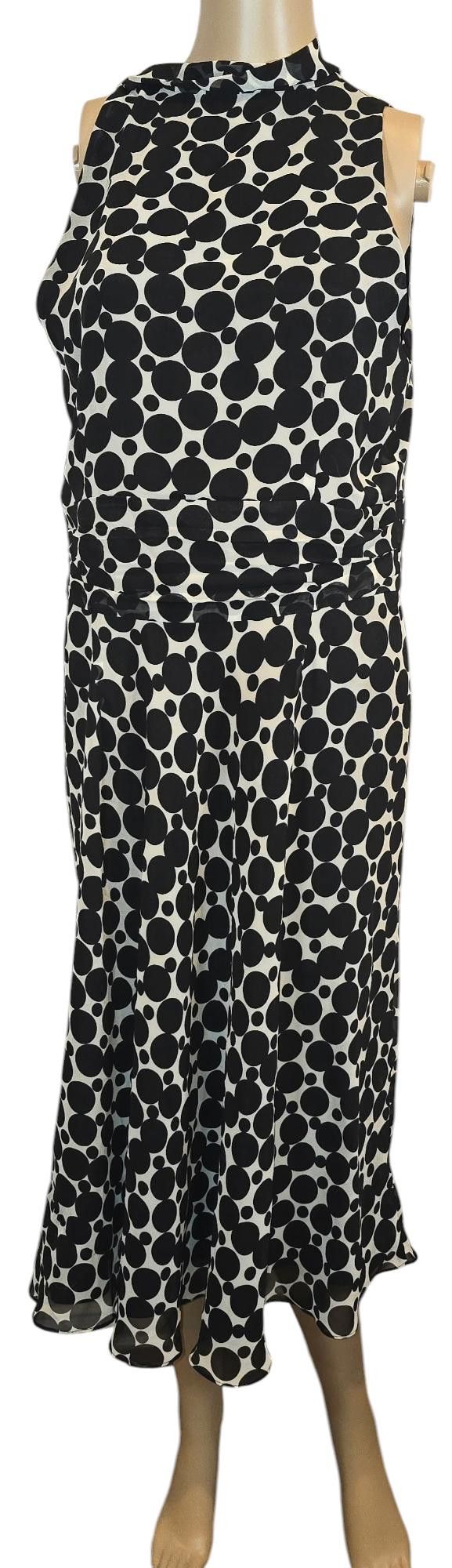 Designer Liz Claiborne Women's Polka Dot Dress Elegant & Stylish Size XL / US 12-14 / IT 48-50 - 1 Thumbnail